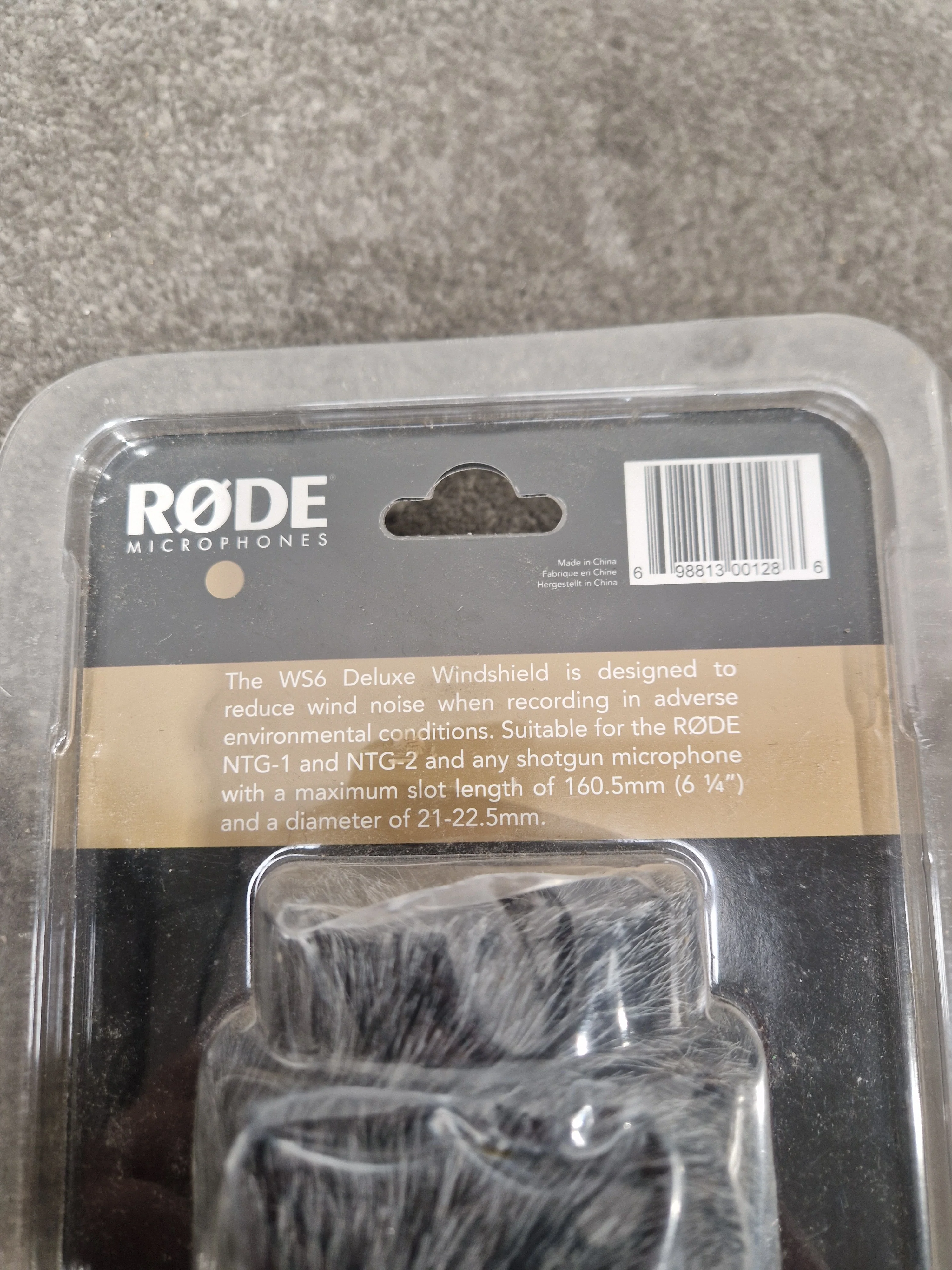 Rode WS6 Windshield - Pop Filter, Foam Design - Open Box New Sealed in original packaging - Image 4