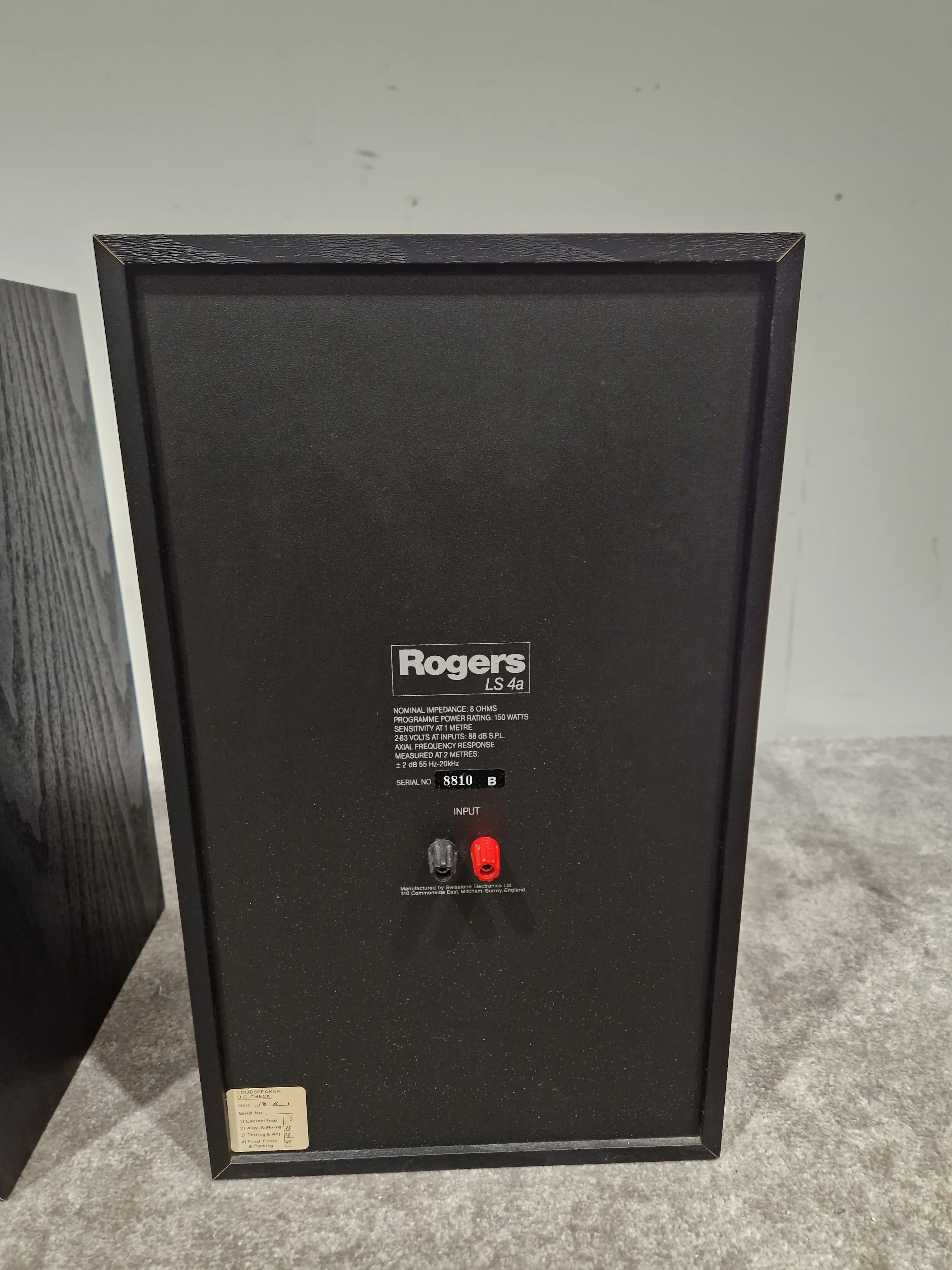 Rogers LS-4A - Pair OF HI-FI Speakers - Bookshelf Design - Excellent - Image 6