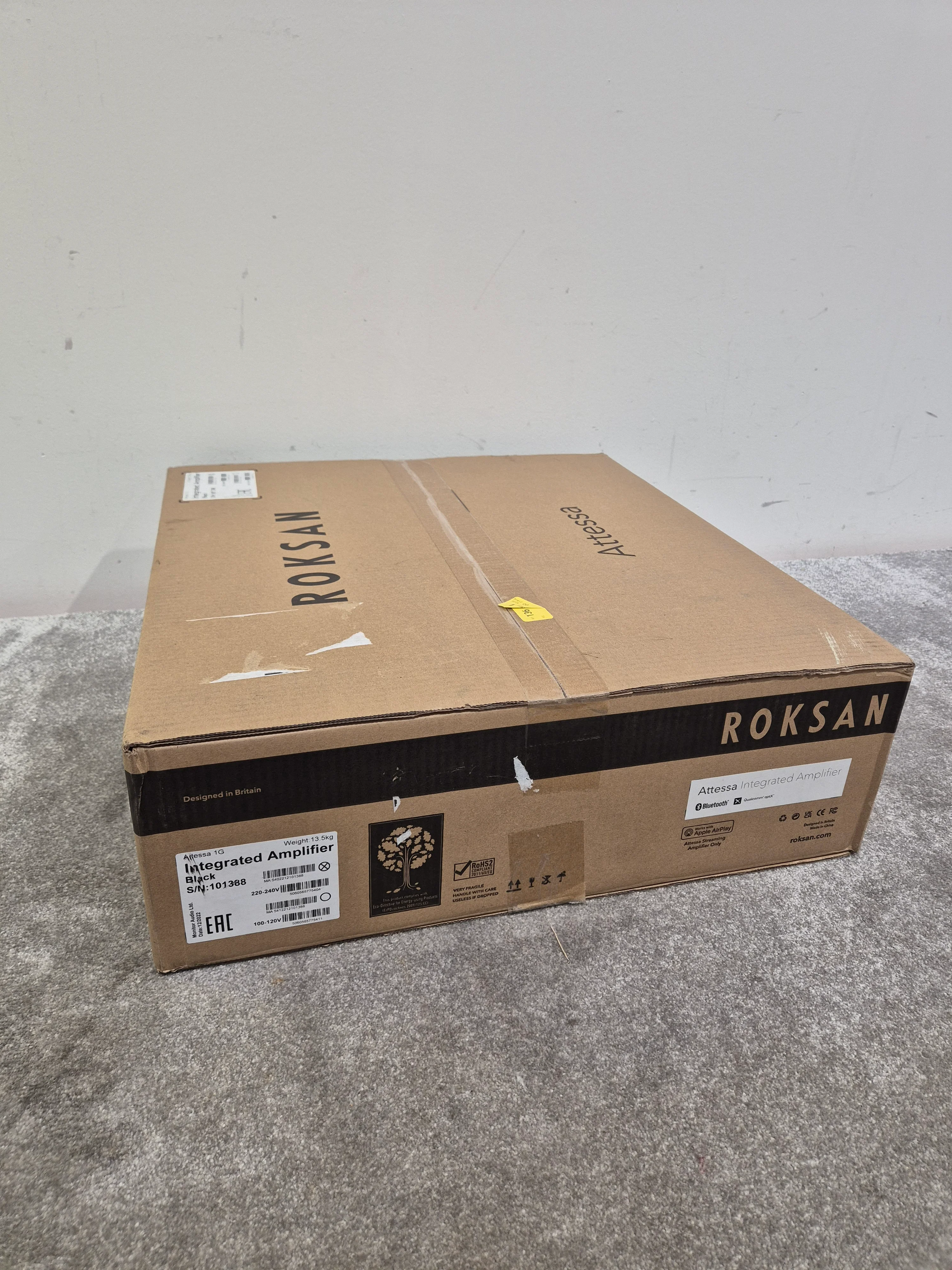 Roksan Attessa Integrated Amplifier - 100W per Channel, Phono Stage - New Open Box - Image 2