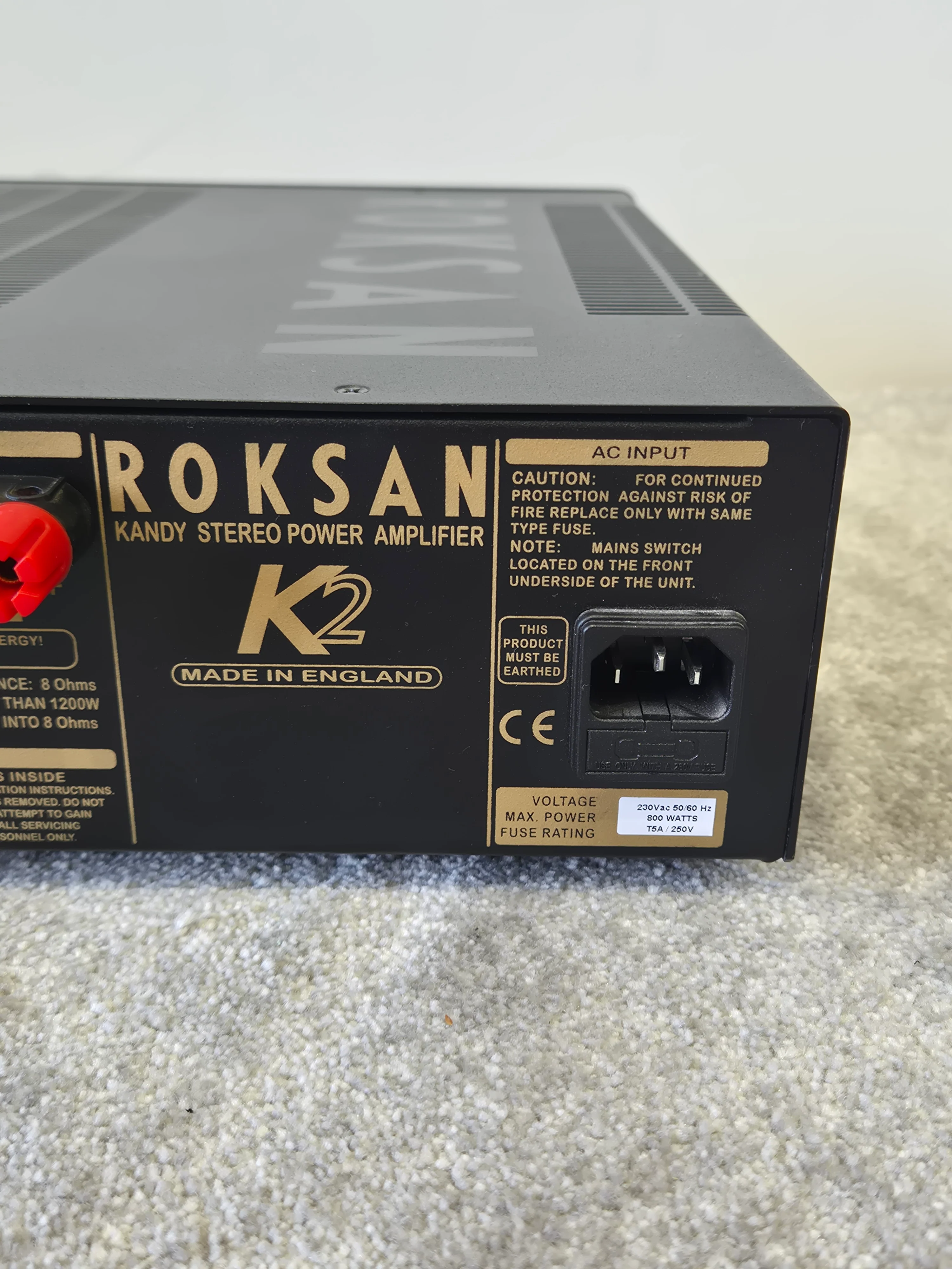 Roksan K2 - Stereo Power Amplifier - Image 10