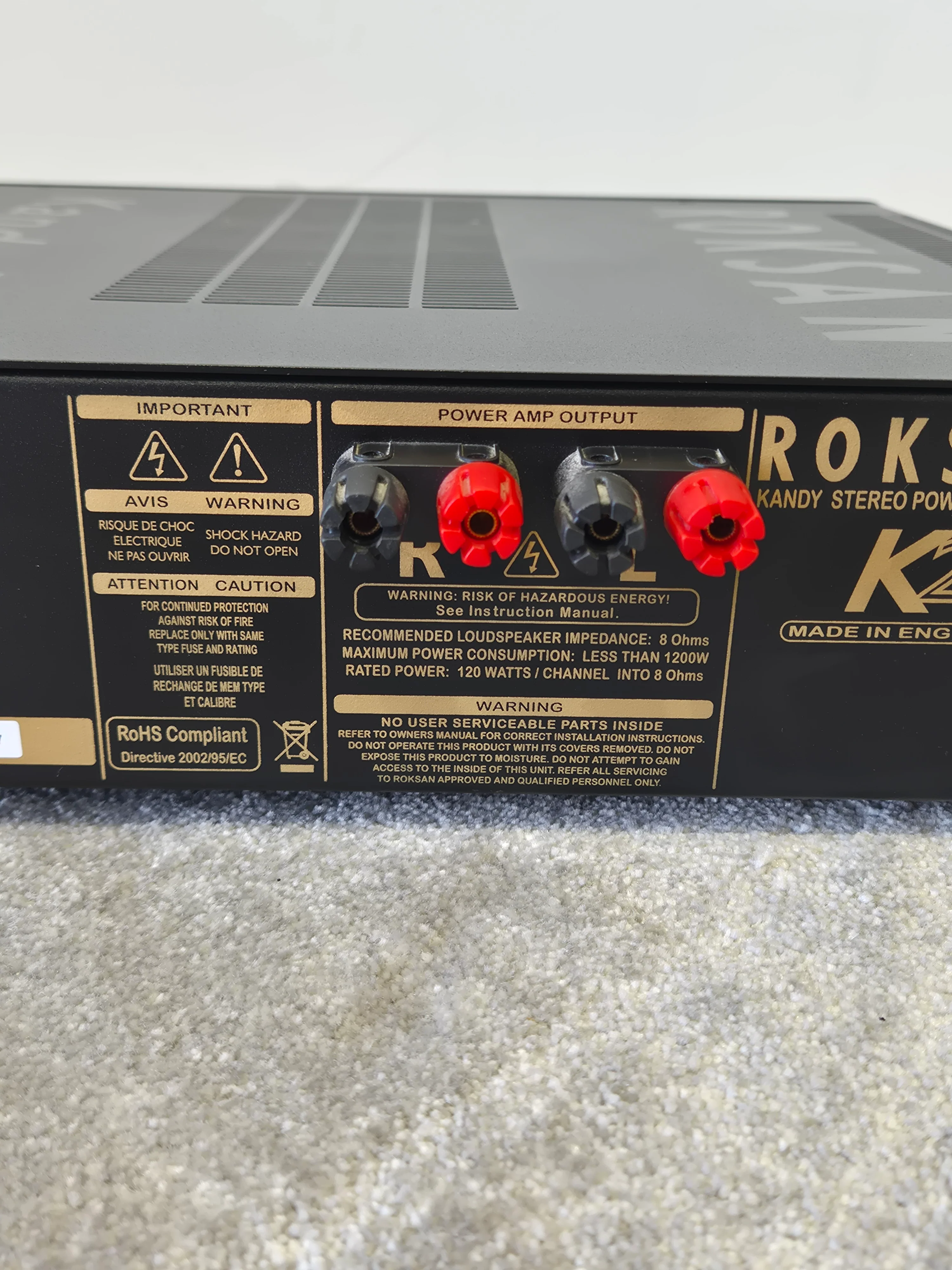Roksan K2 - Stereo Power Amplifier - Image 9