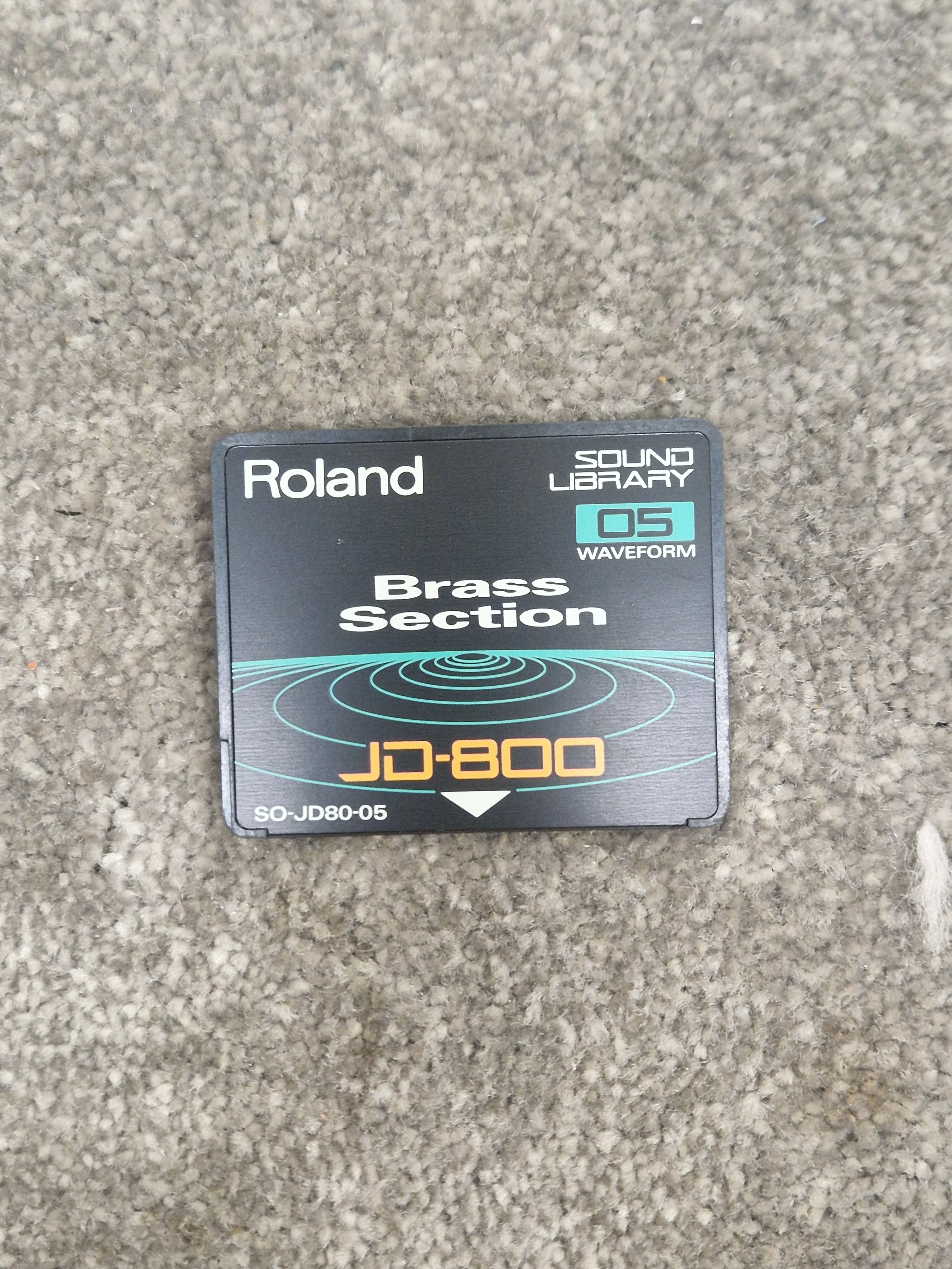 Roland Brass section ROM card SL-JD80-05 - Enhances Sound, Easy Installation - Excellent w/ Original case - Image 11