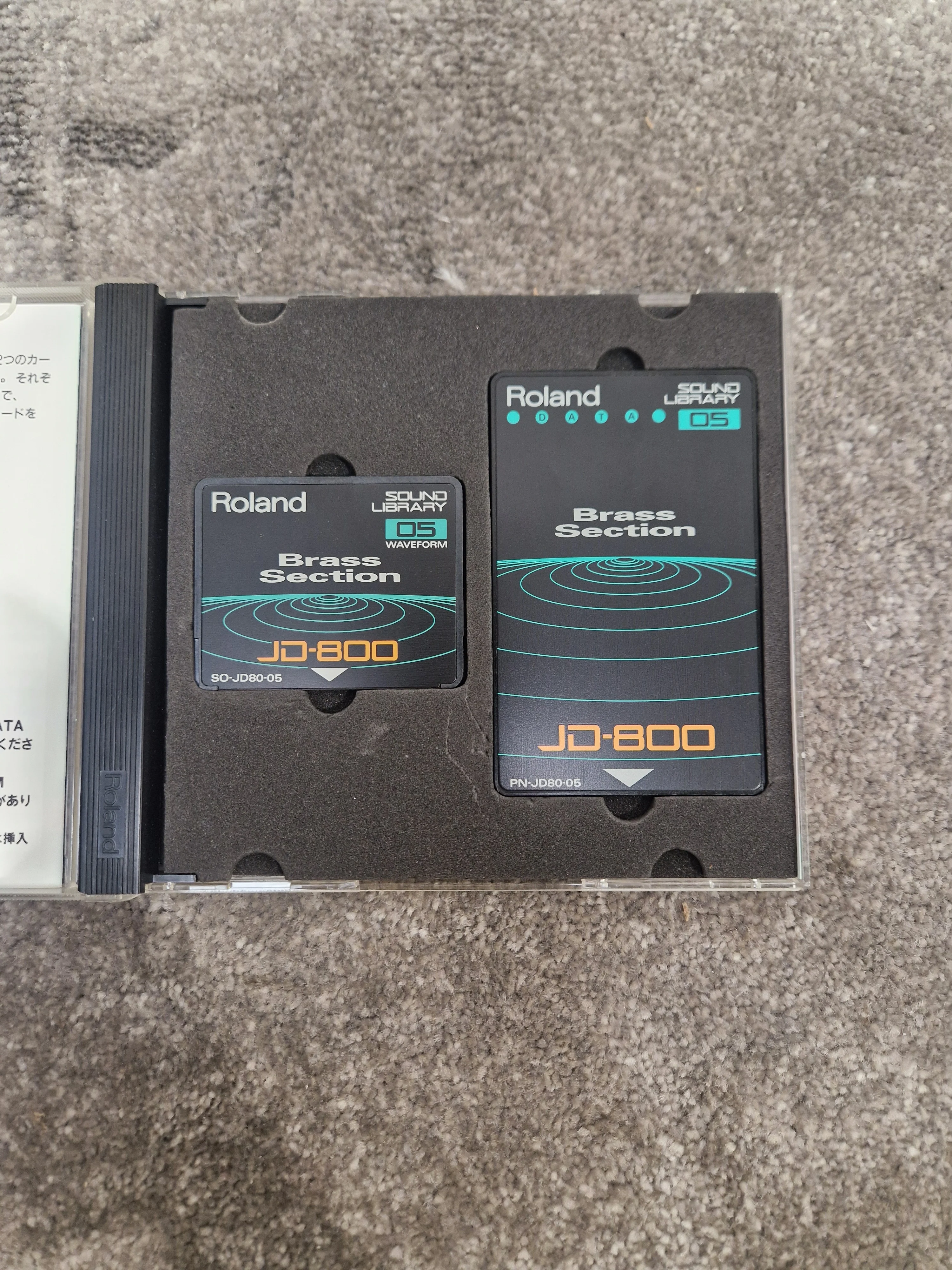 Roland Brass section ROM card SL-JD80-05 - Enhances Sound, Easy Installation - Excellent w/ Original case - Image 8