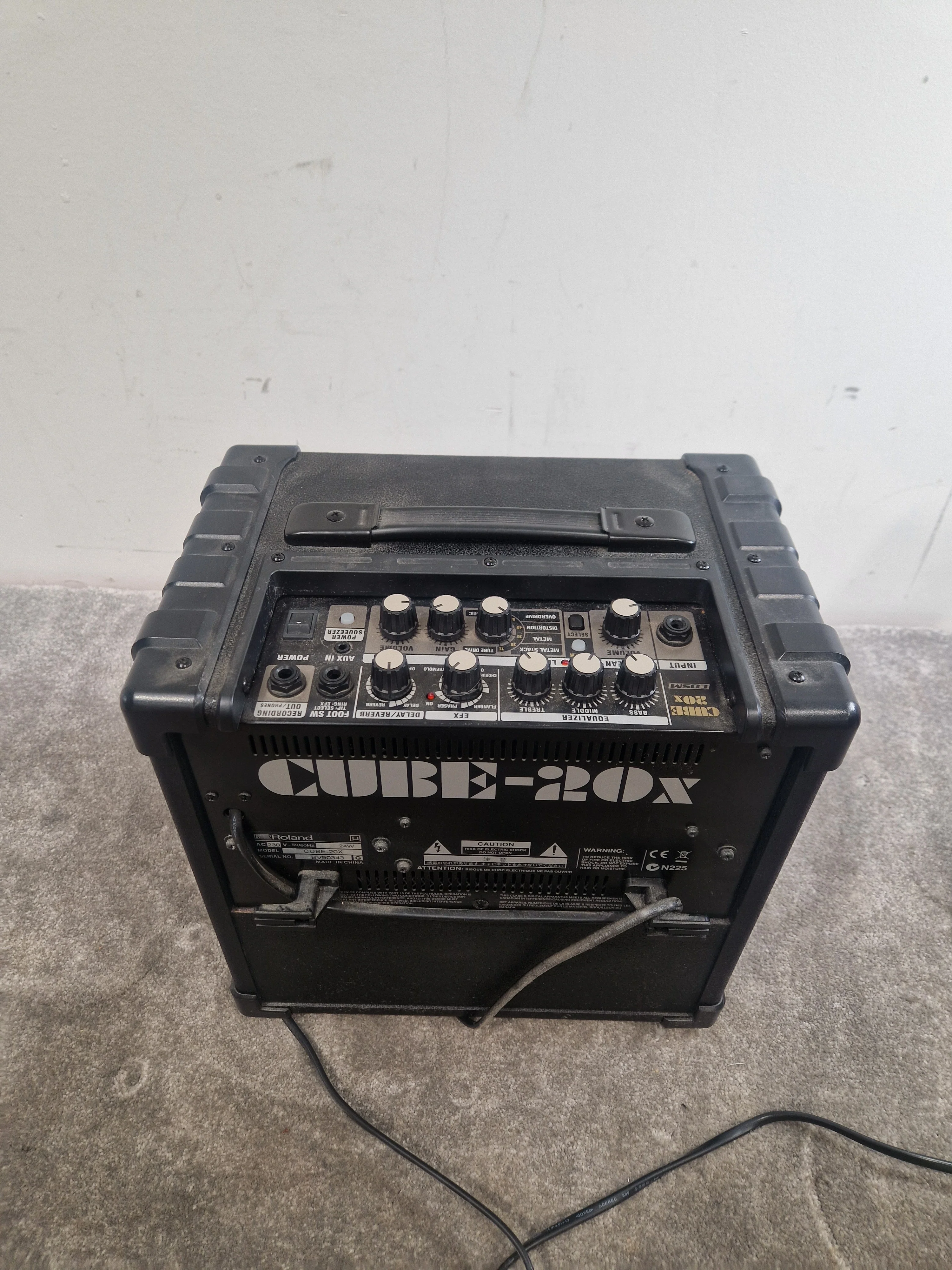 Roland Cube 20X - Compact Guitar Amp - Excellent w/ Guitar Lead,Manuals - Image 8