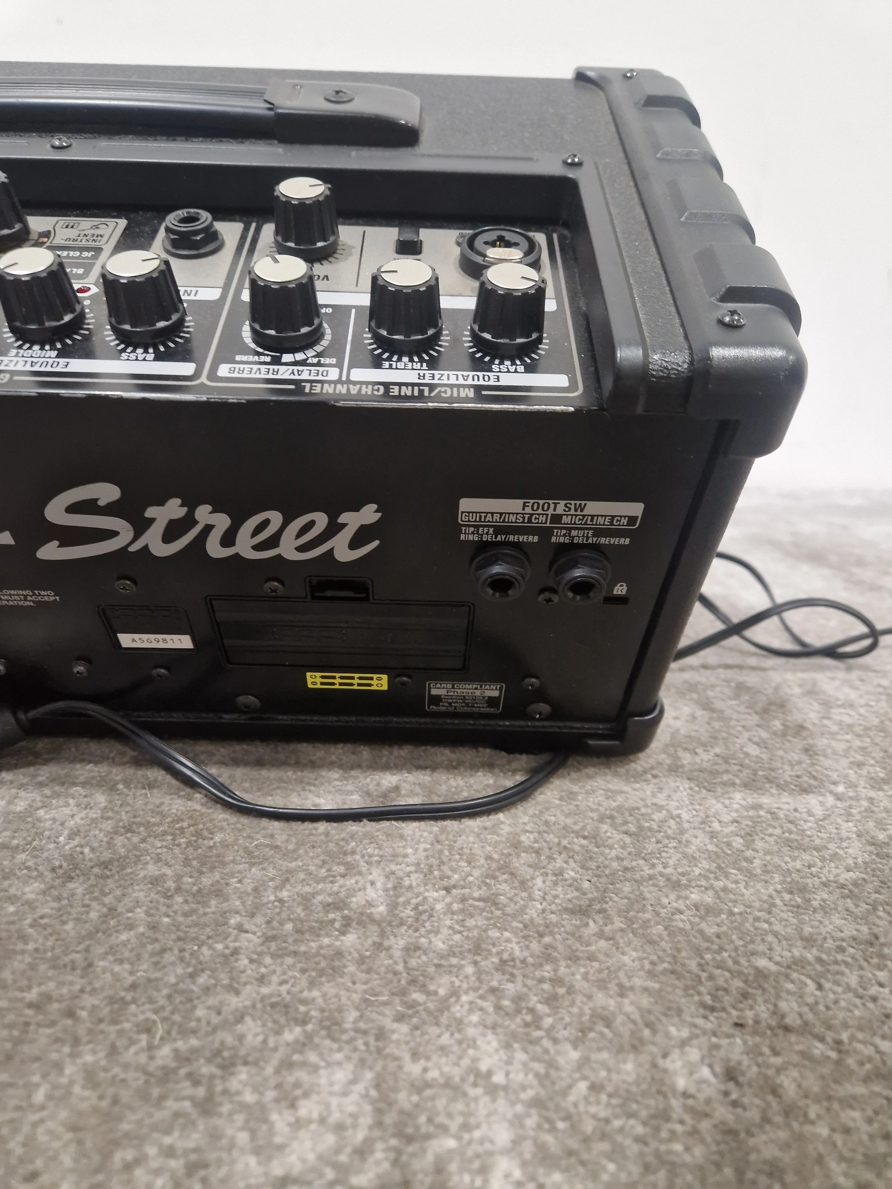 Roland Cube Street Amplifier - Battery-Powered Portability - Excellent w/ Power Supply & Soft Case - Image 5