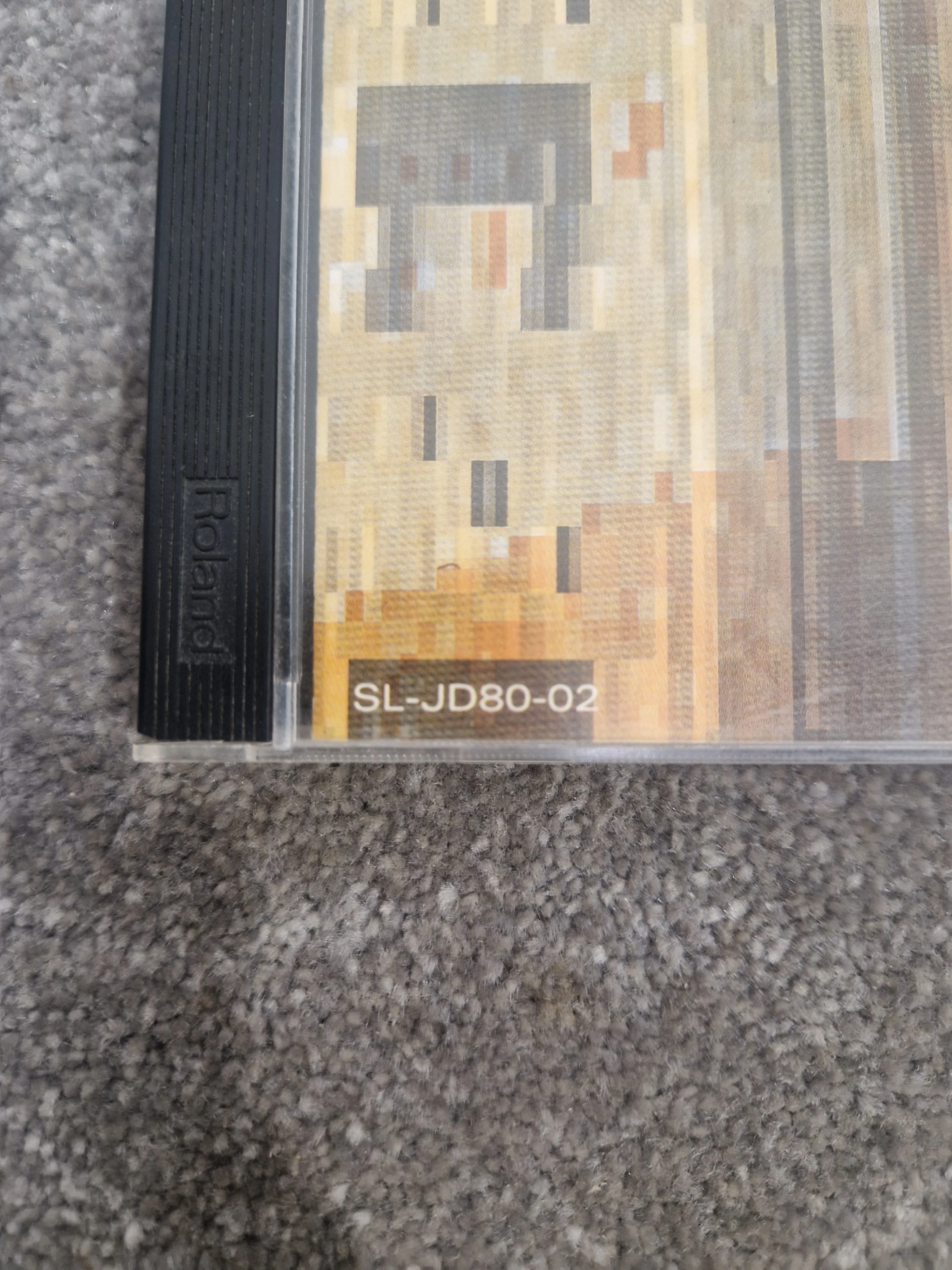 Roland Drums and Percussion dance ROM card SL-JD80-02 - Expands Sound Library, Easy Installation - Excellent w/ Original case - Image 2