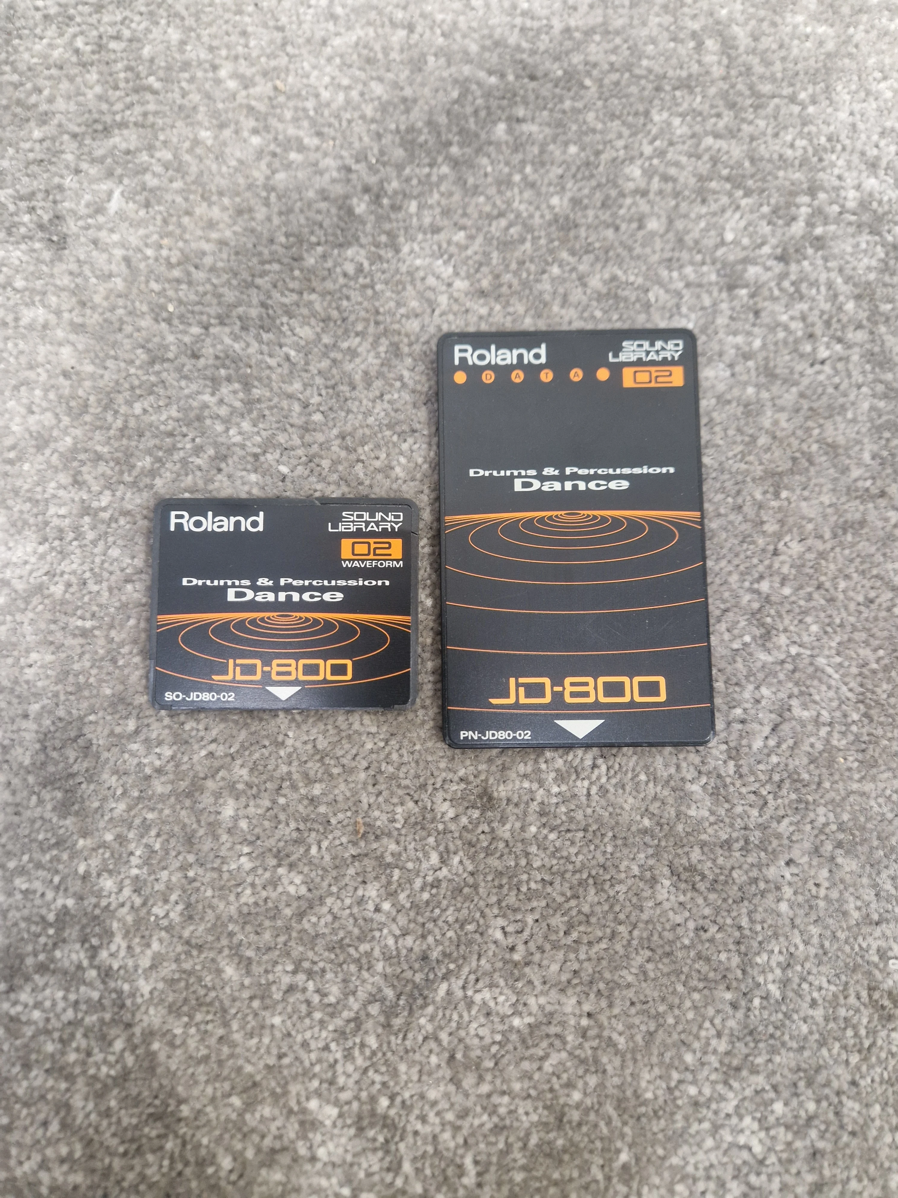 Roland Drums and Percussion dance ROM card SL-JD80-02 - Expands Sound Library, Easy Installation - Excellent w/ Original case - Image 9