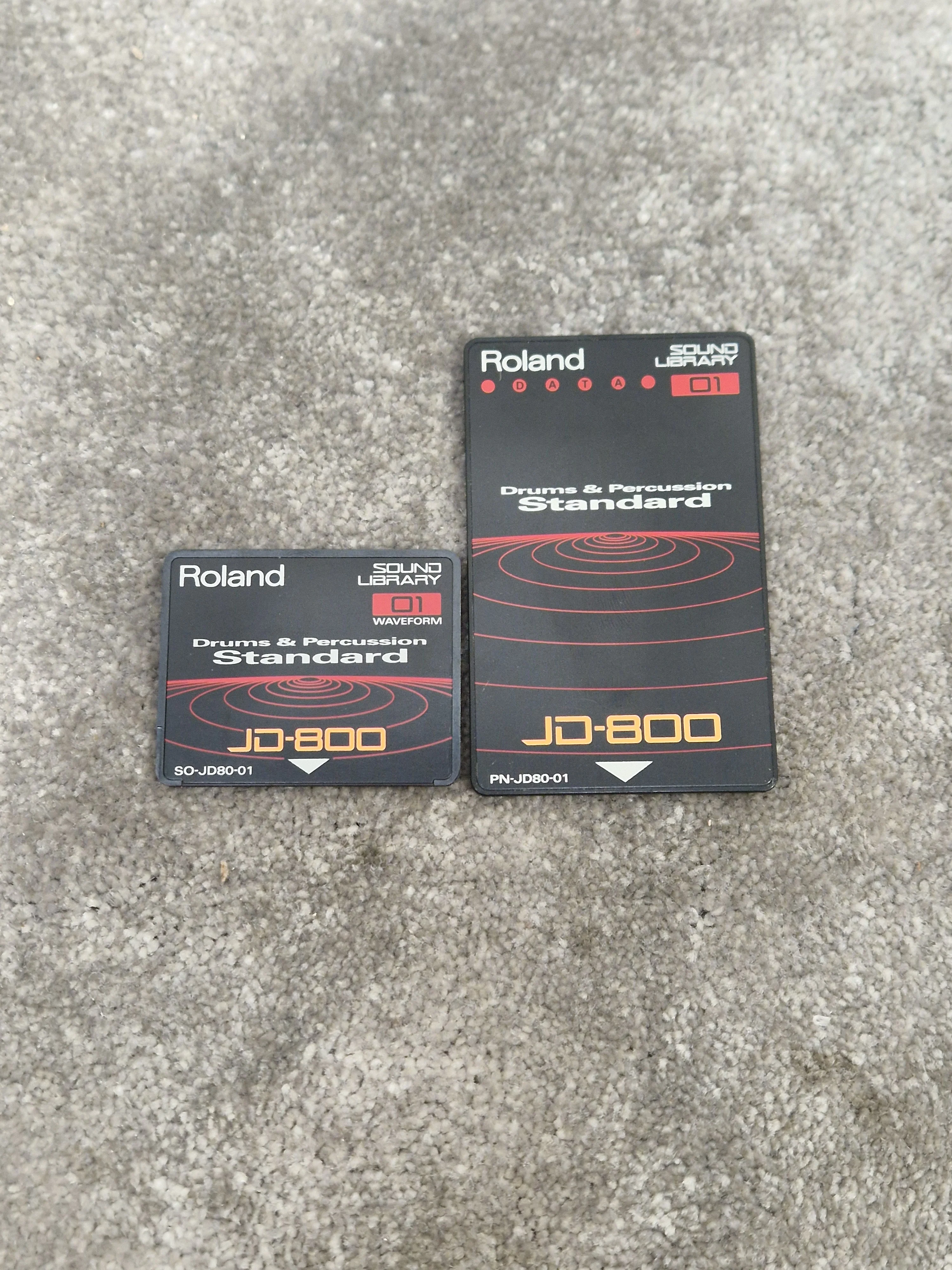 Roland Drums and Percussion standard ROM card SL-JD80-01 - Enhances Sound Library, Easy Installation - Excellent w/ Original case - Image 10