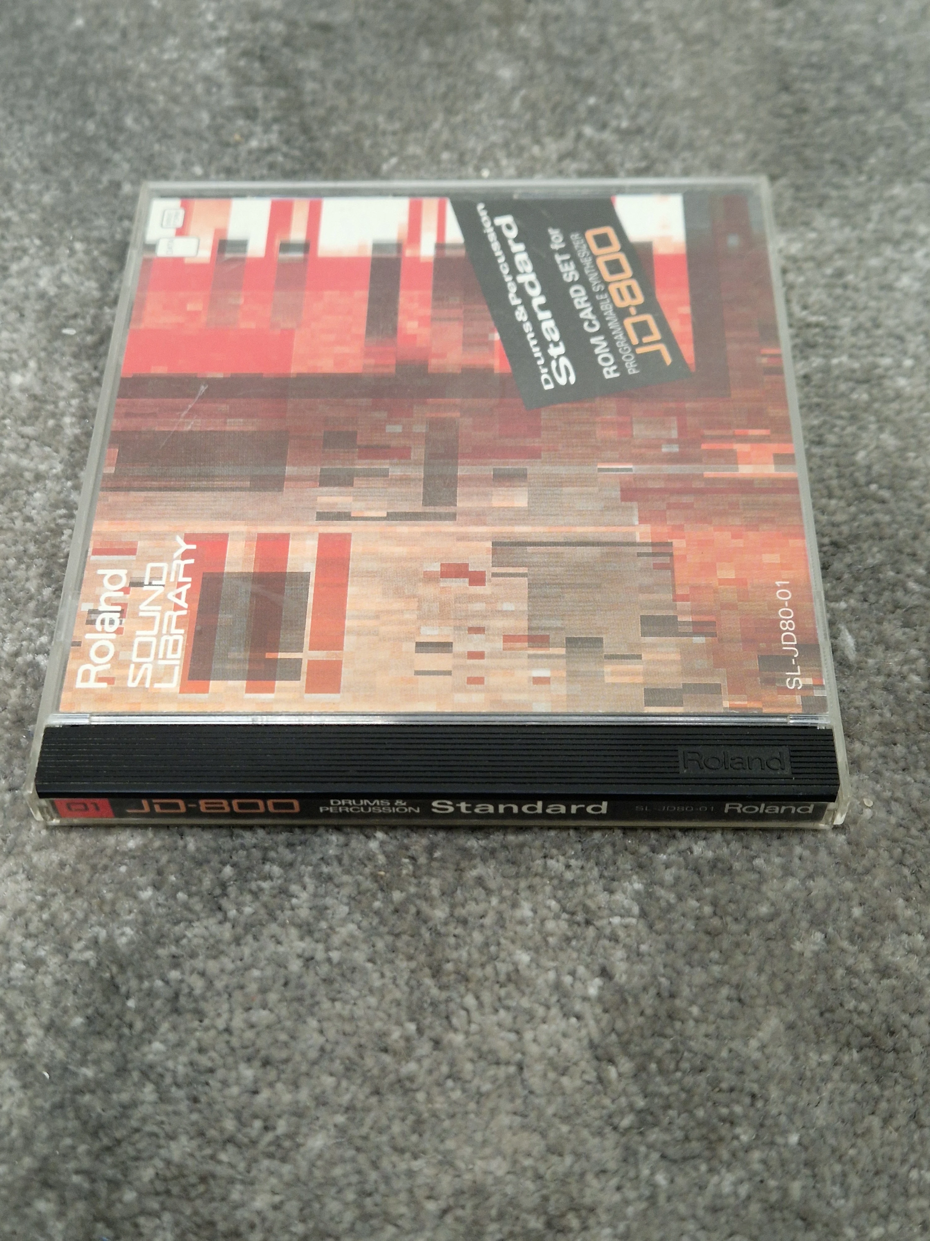 Roland Drums and Percussion standard ROM card SL-JD80-01 - Enhances Sound Library, Easy Installation - Excellent w/ Original case - Image 5