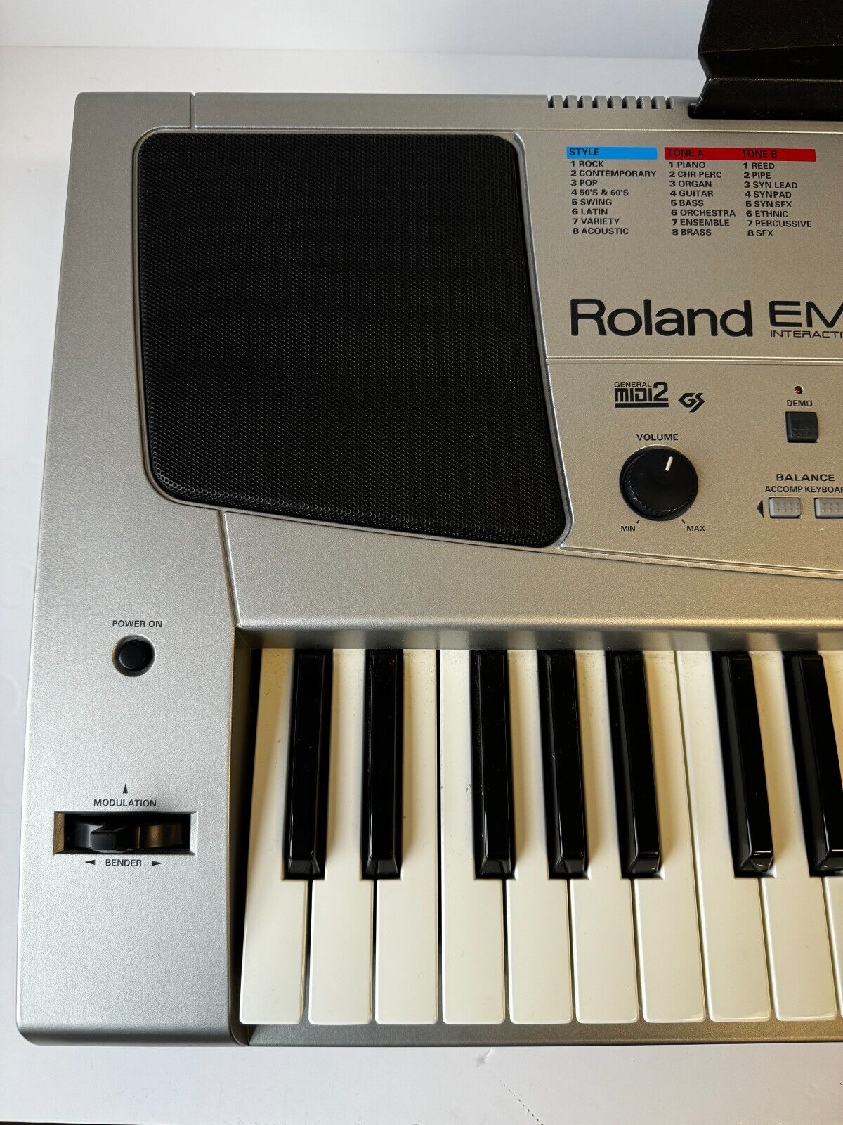 Roland EM-55 Arranger Keyboard With Power Lead - Free UK Shipping - Image 5