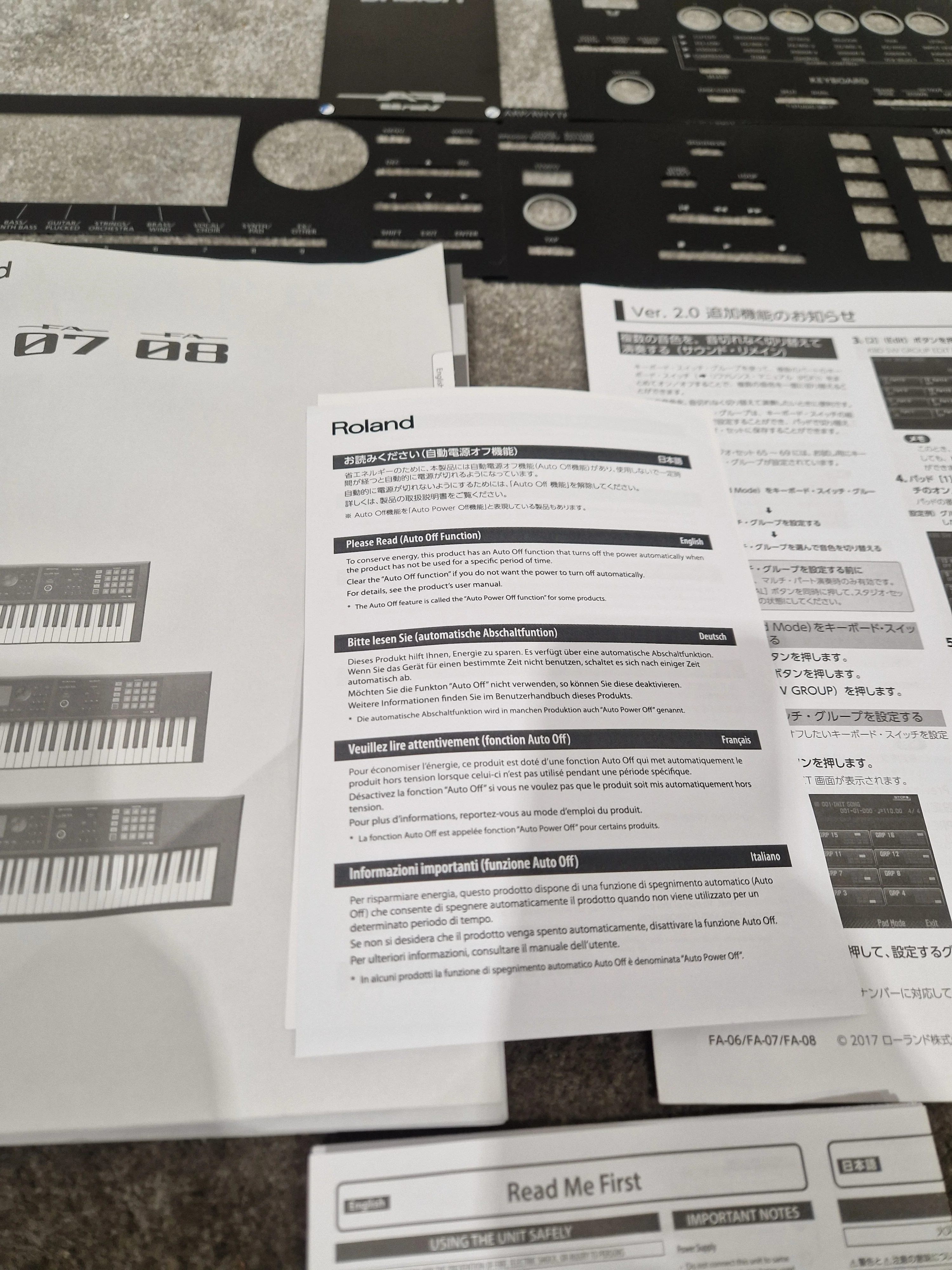 Roland FA-08 - Workstation Keyboard - Black - Excellent w/ Manuals, Power Supply & Soft Case - Image 13