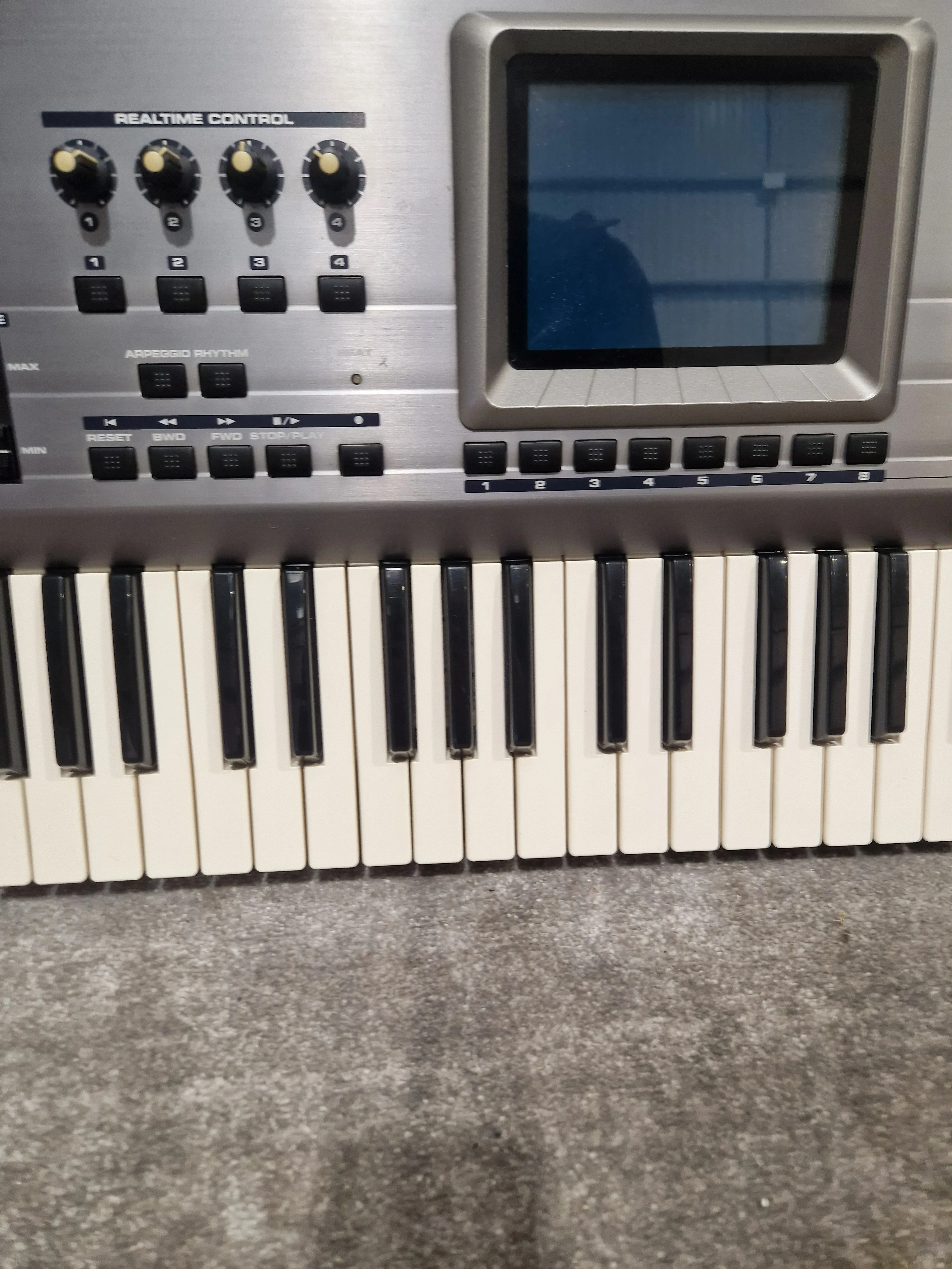 Roland Fantom - Workstation Keyboard - Silver/Black - Good w/ Soft Case, Power Cable - Image 11