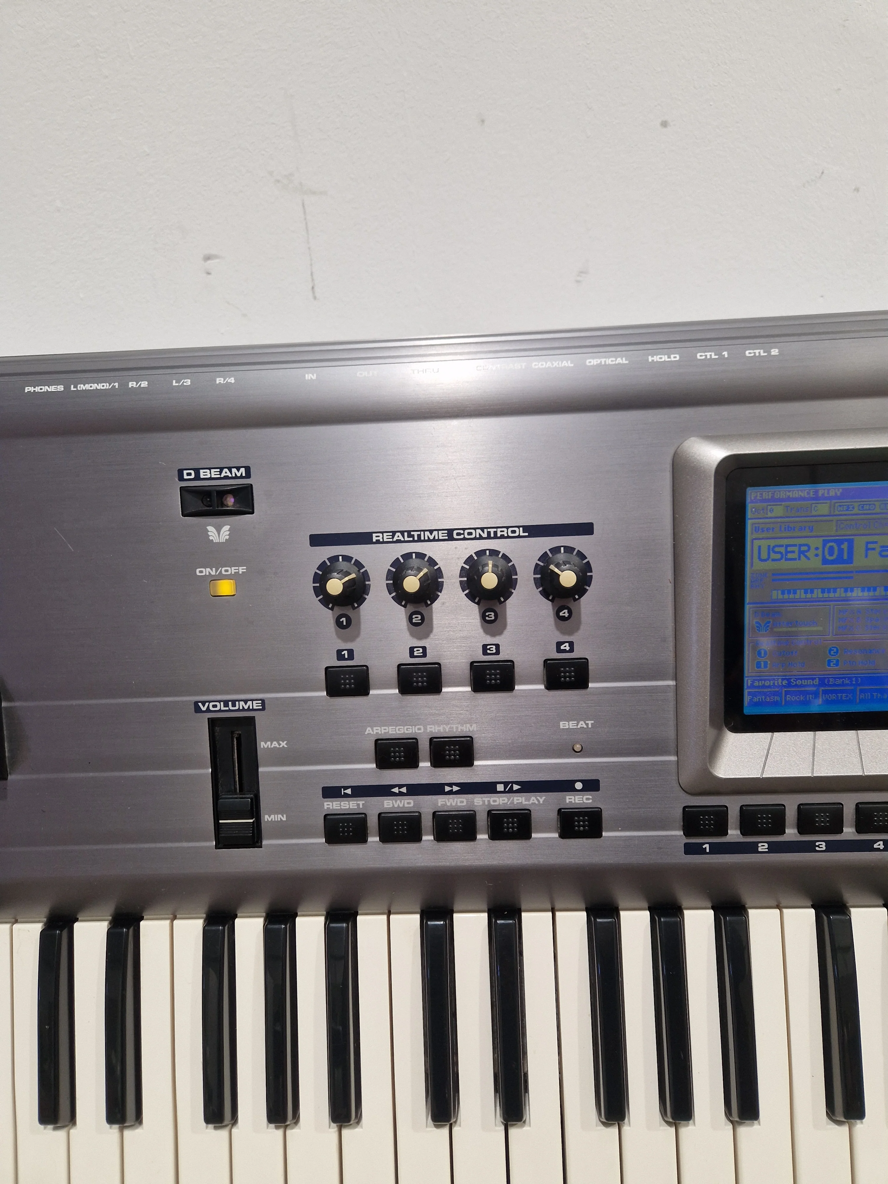 Roland Fantom - Workstation Keyboard - Silver/Black - Good w/ Soft Case, Power Cable - Image 8