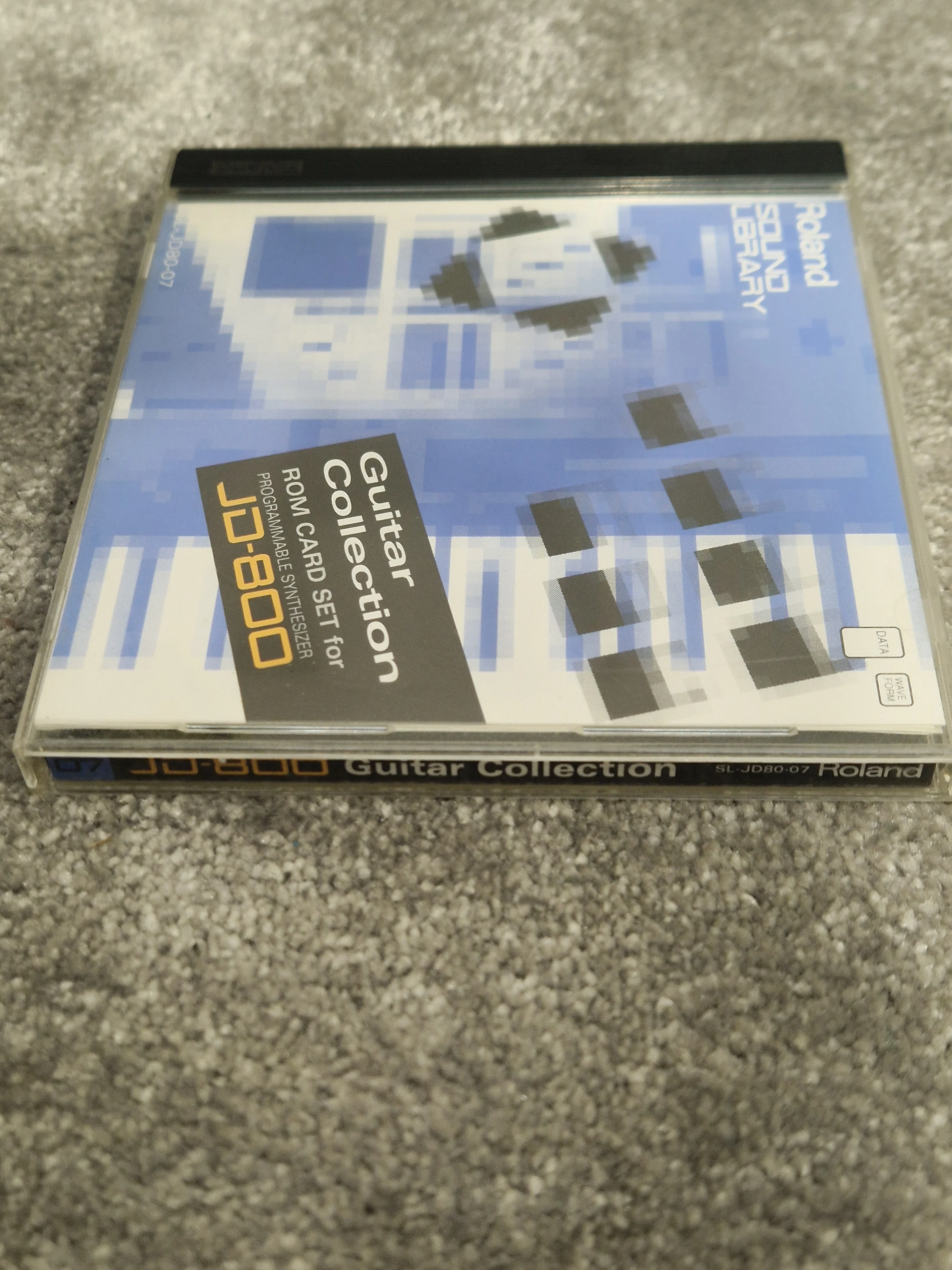 Roland Guitar collection ROM card SL-JD80-07 - Enhances Sound Quality, Easy to Install - Excellent w/ Original case - Image 7