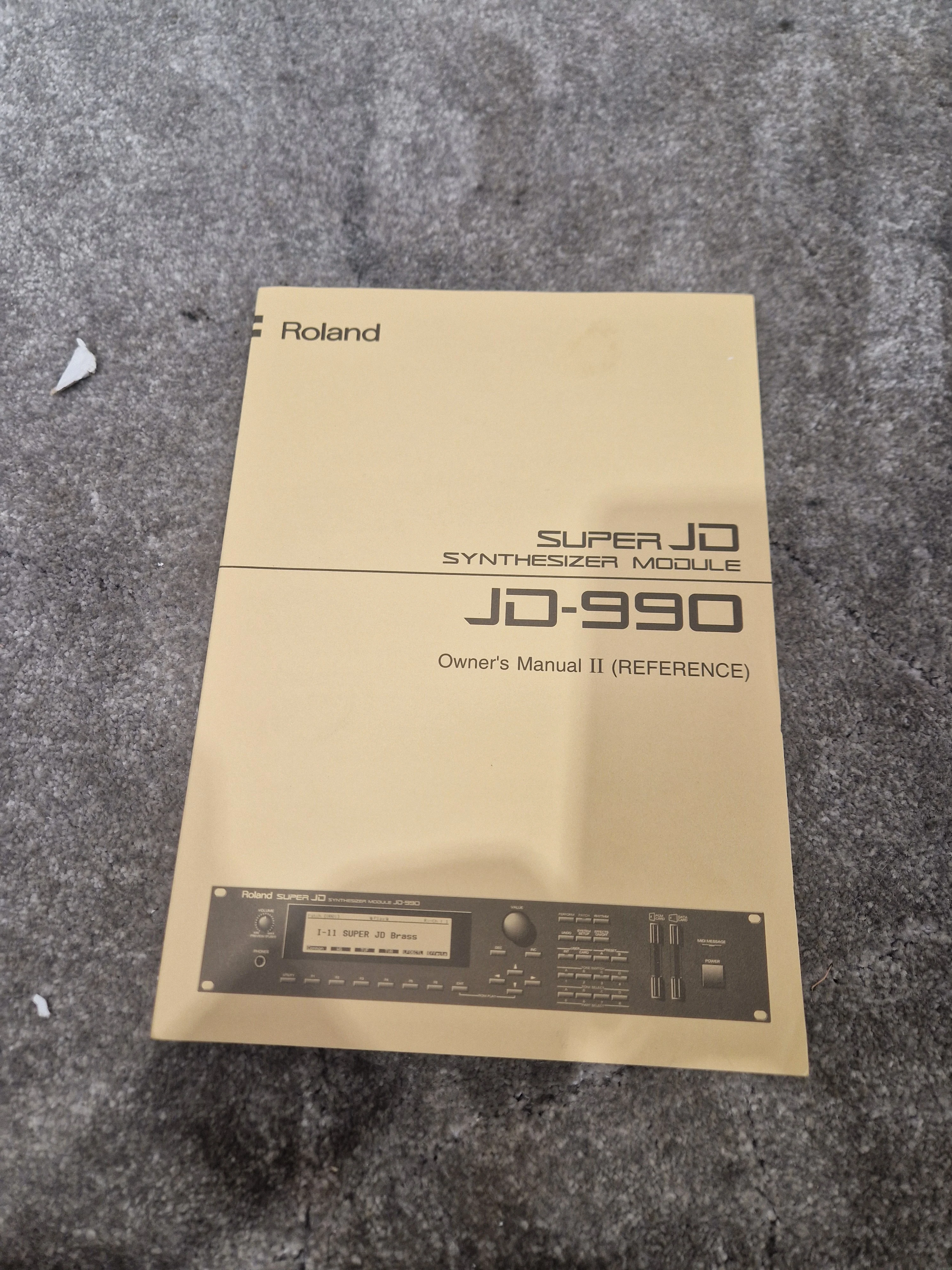Roland JD-990 Super JD Synthesizer - 16-Voice Polyphony, Advanced Sound Engine - Excellent w/ Power Supply & Manuals - Image 13