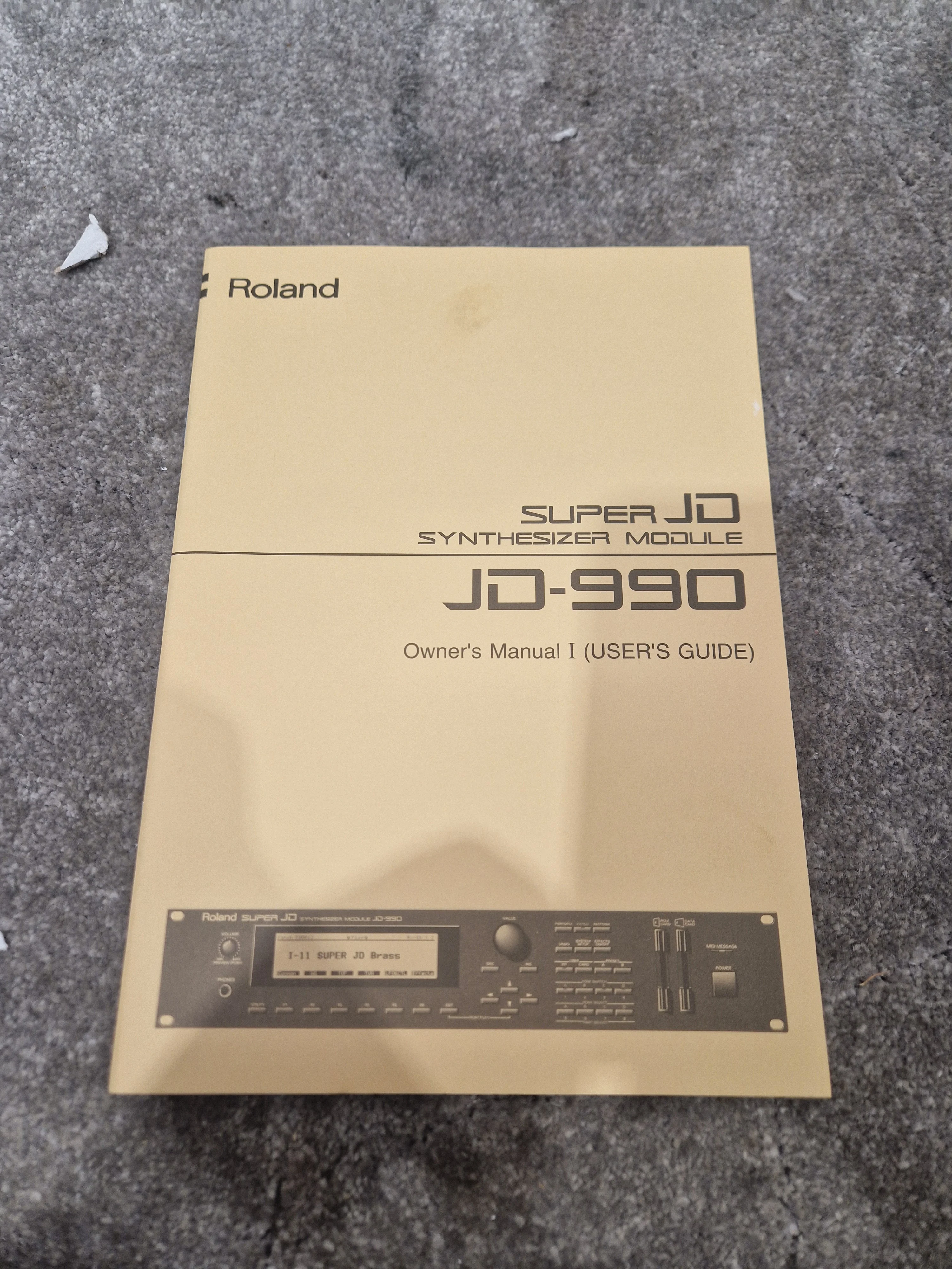 Roland JD-990 Super JD Synthesizer - 16-Voice Polyphony, Advanced Sound Engine - Excellent w/ Power Supply & Manuals - Image 14