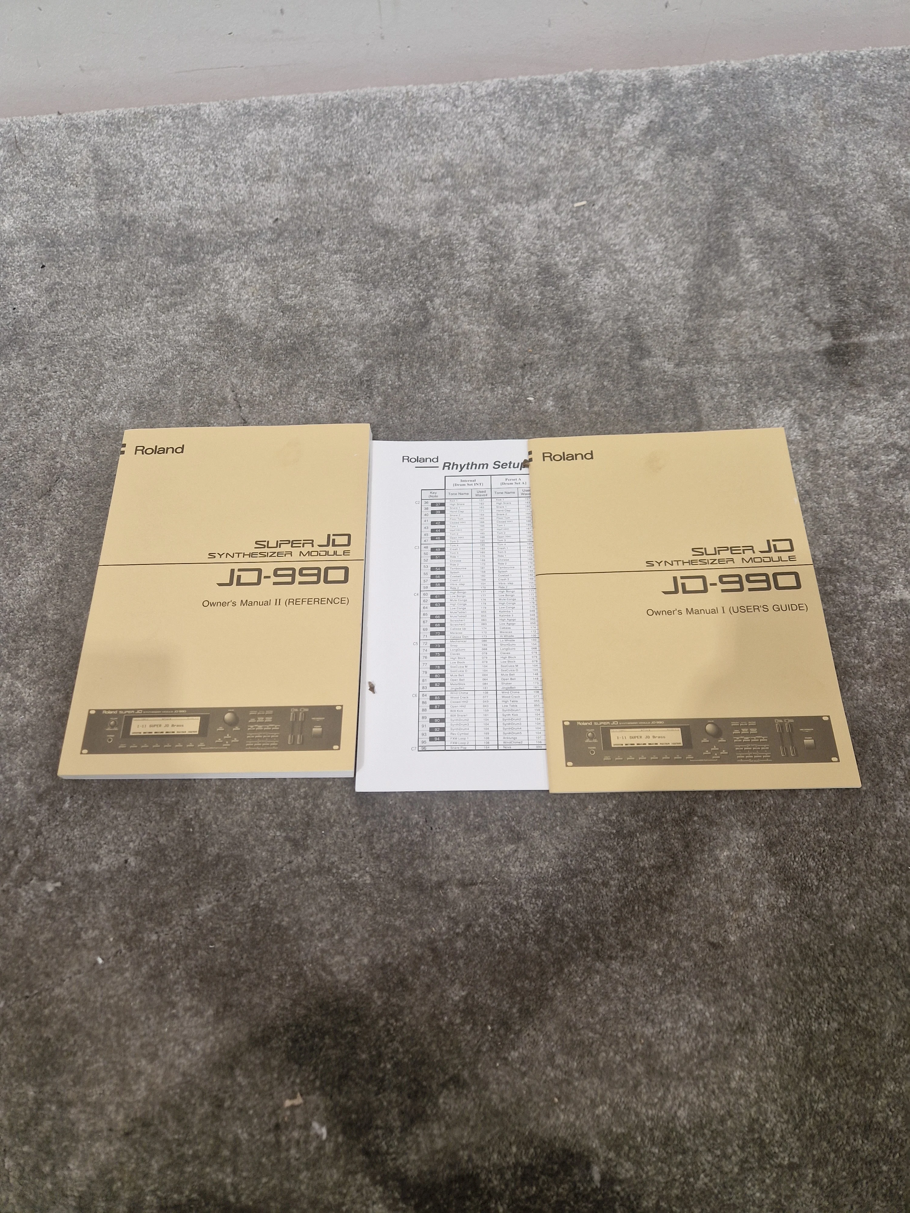 Roland JD-990 Super JD Synthesizer - 16-Voice Polyphony, Advanced Sound Engine - Excellent w/ Power Supply & Manuals - Image 15
