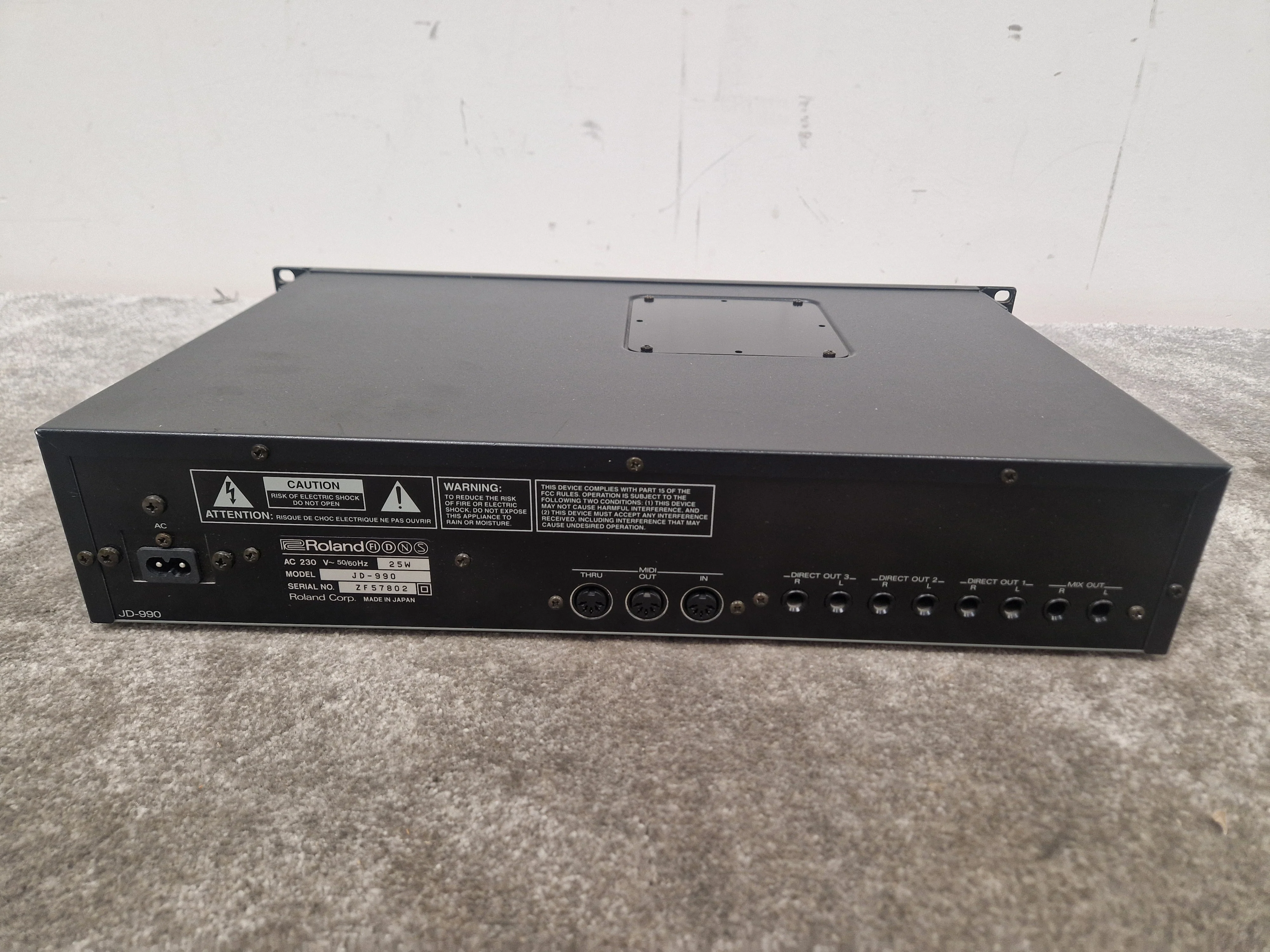 Roland JD-990 Super JD Synthesizer - 16-Voice Polyphony, Advanced Sound Engine - Excellent w/ Power Supply & Manuals - Image 5