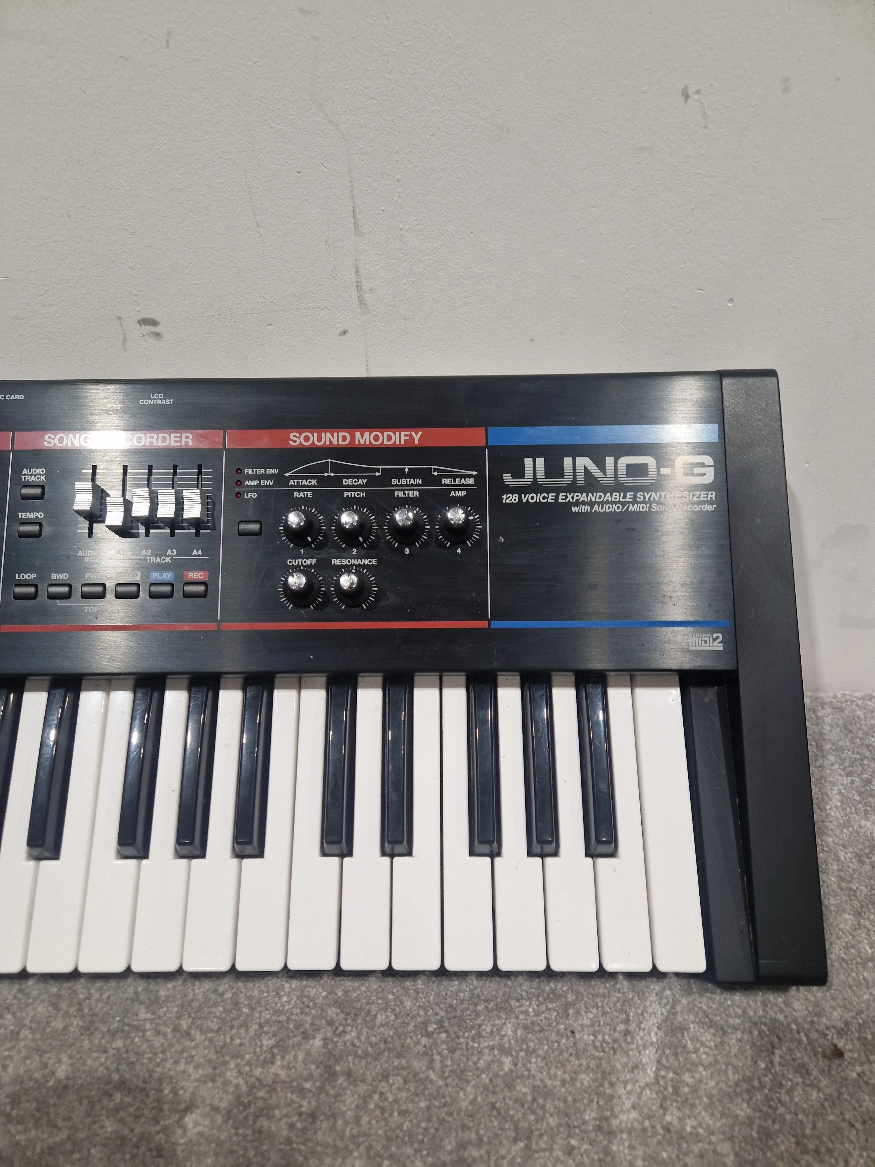 Roland JUNO-D Synthesizer - Digital Synth - Spares or Repair w/ Power Supply - Image 3