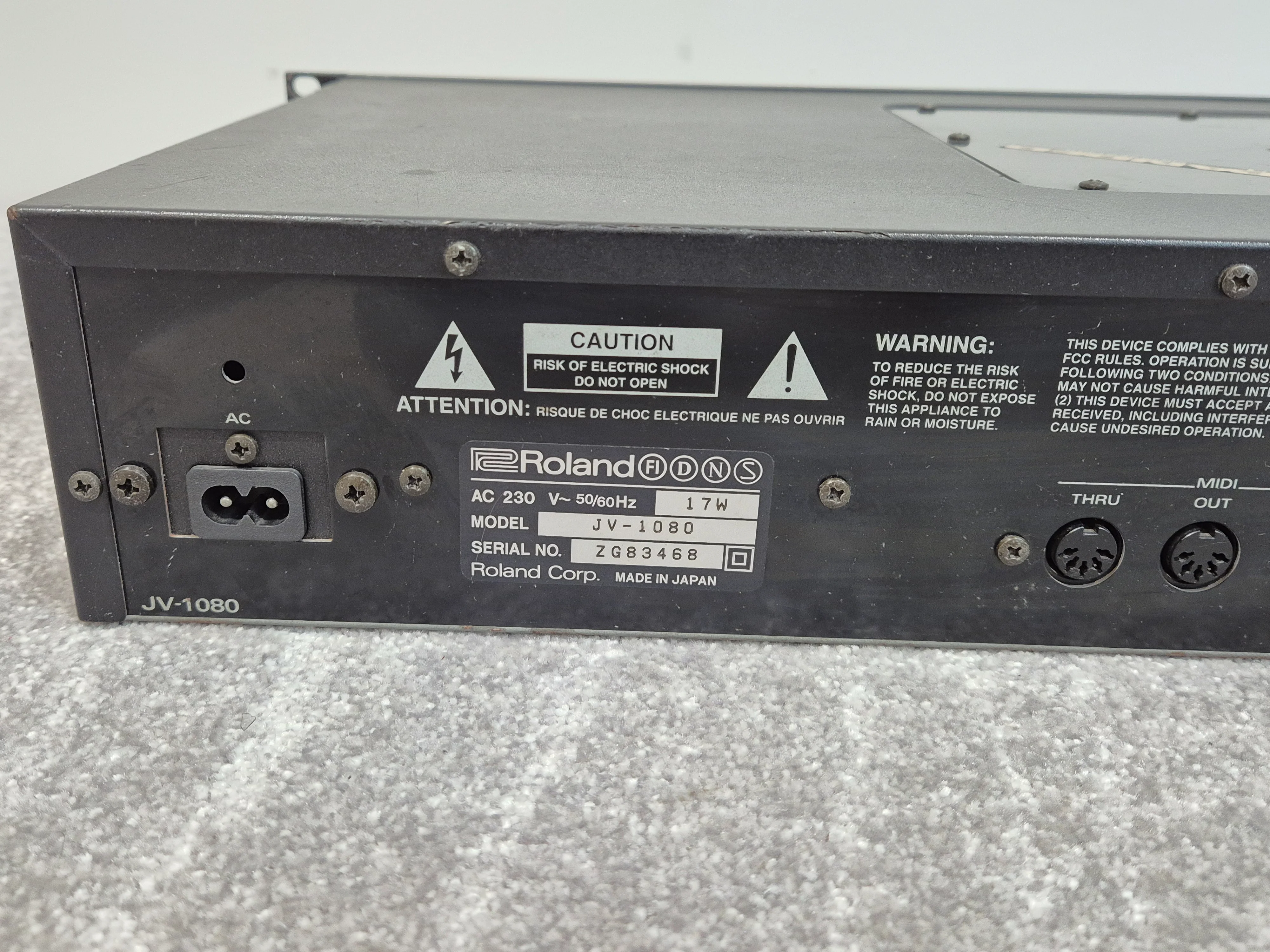 Roland JV-1080 - Sample-Based Synthesizer/Sound Module w/ Manual - Image 10