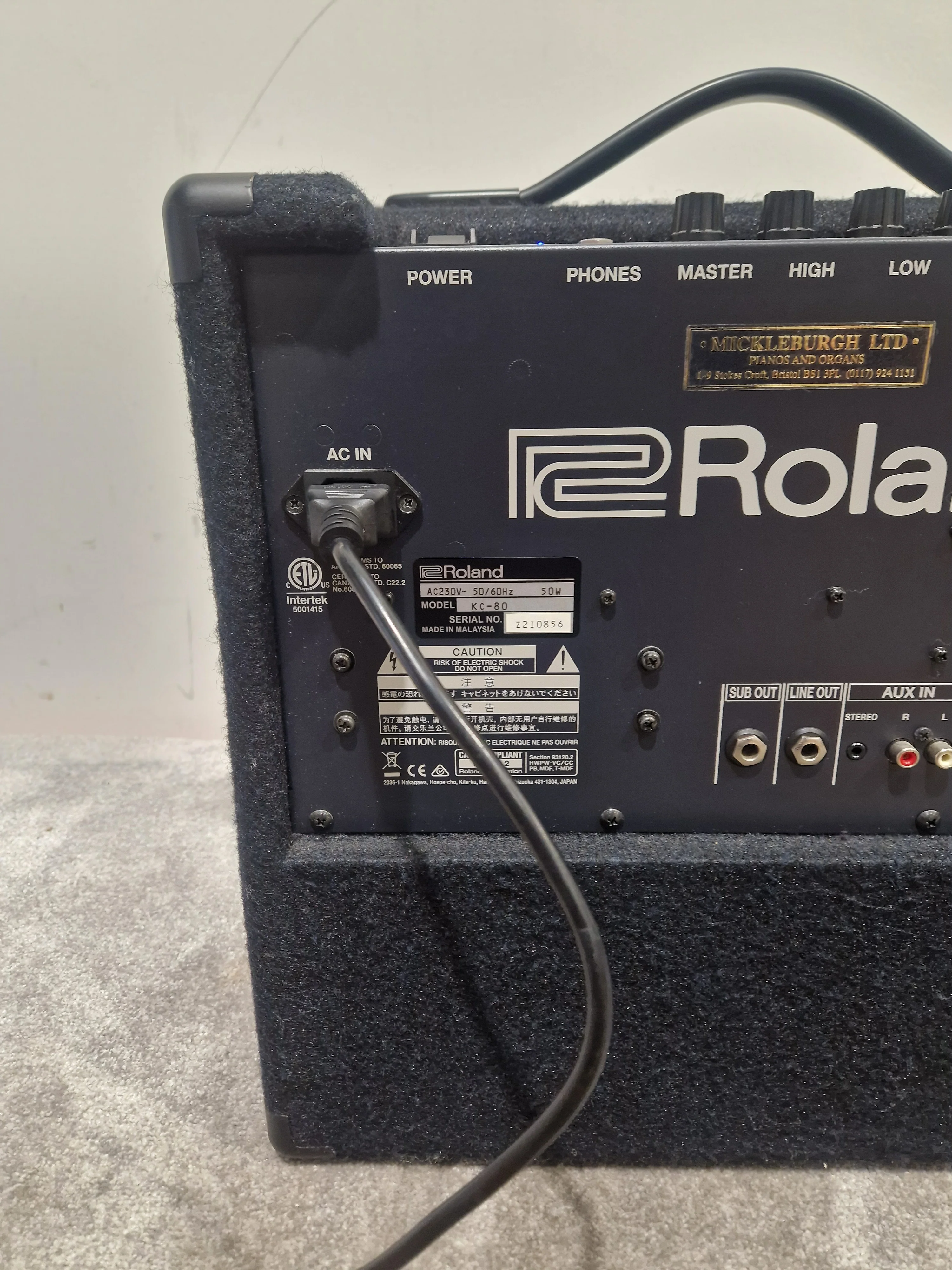 Roland KC-80 - Keyboard Amplifier - Excellent - Image 8