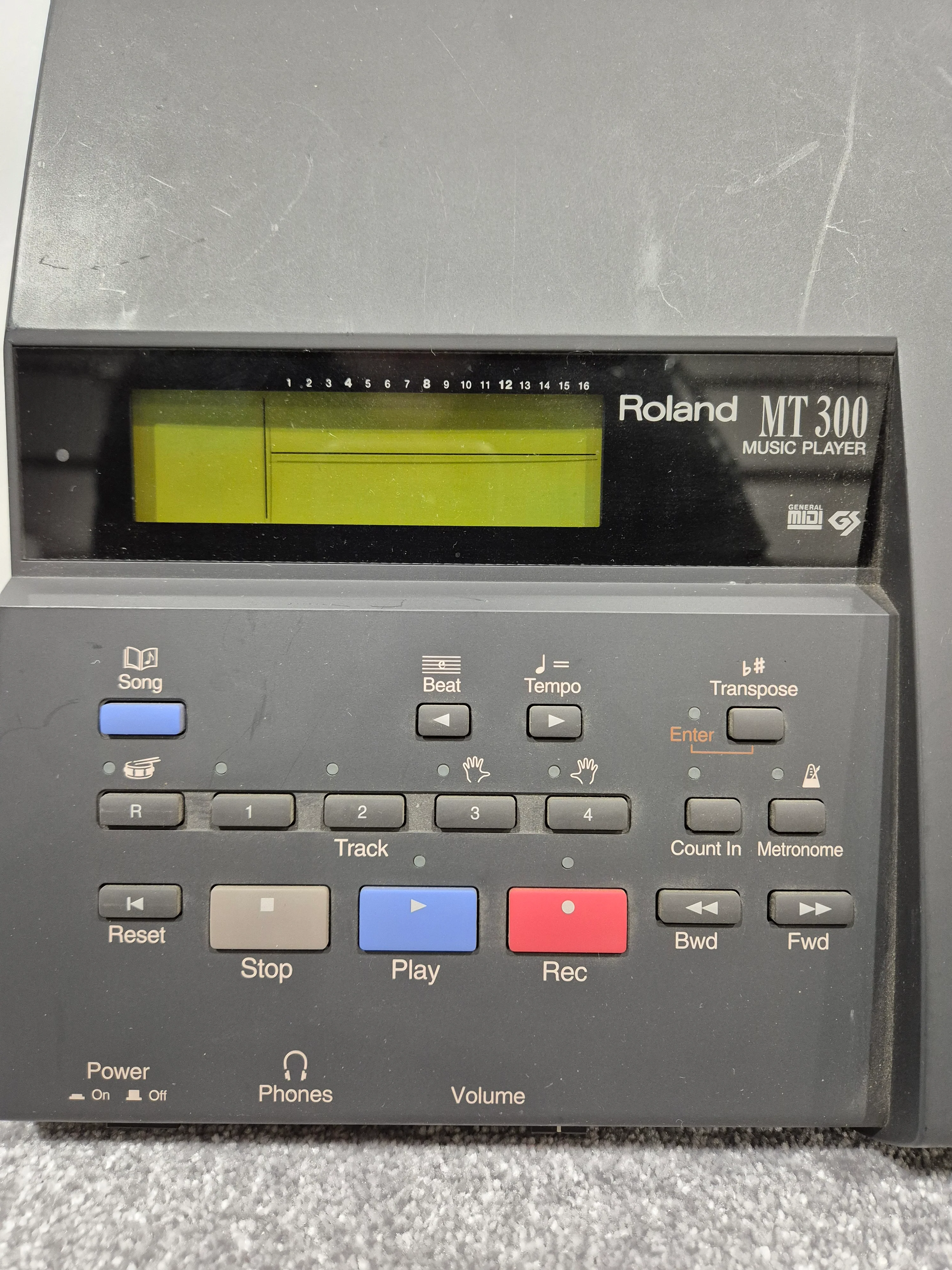 Roland MT-300 - Commercial Music Player - Power Lead + Manual - Image 3