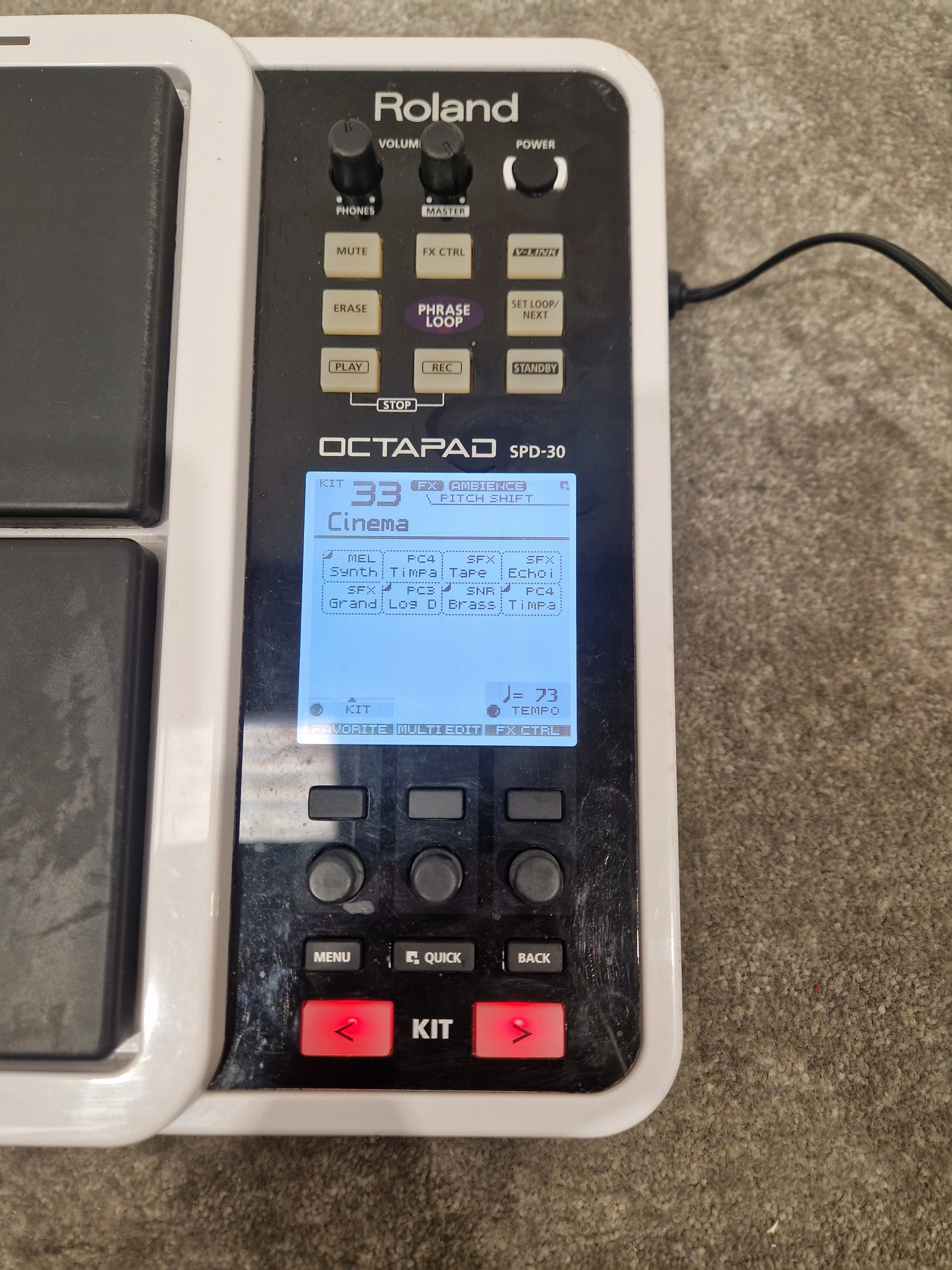 Roland Octapad Spd-30 Electronic Drum Pad - Versatile Performance, 99 Kits - Very Good w/ Power Supply - Image 2