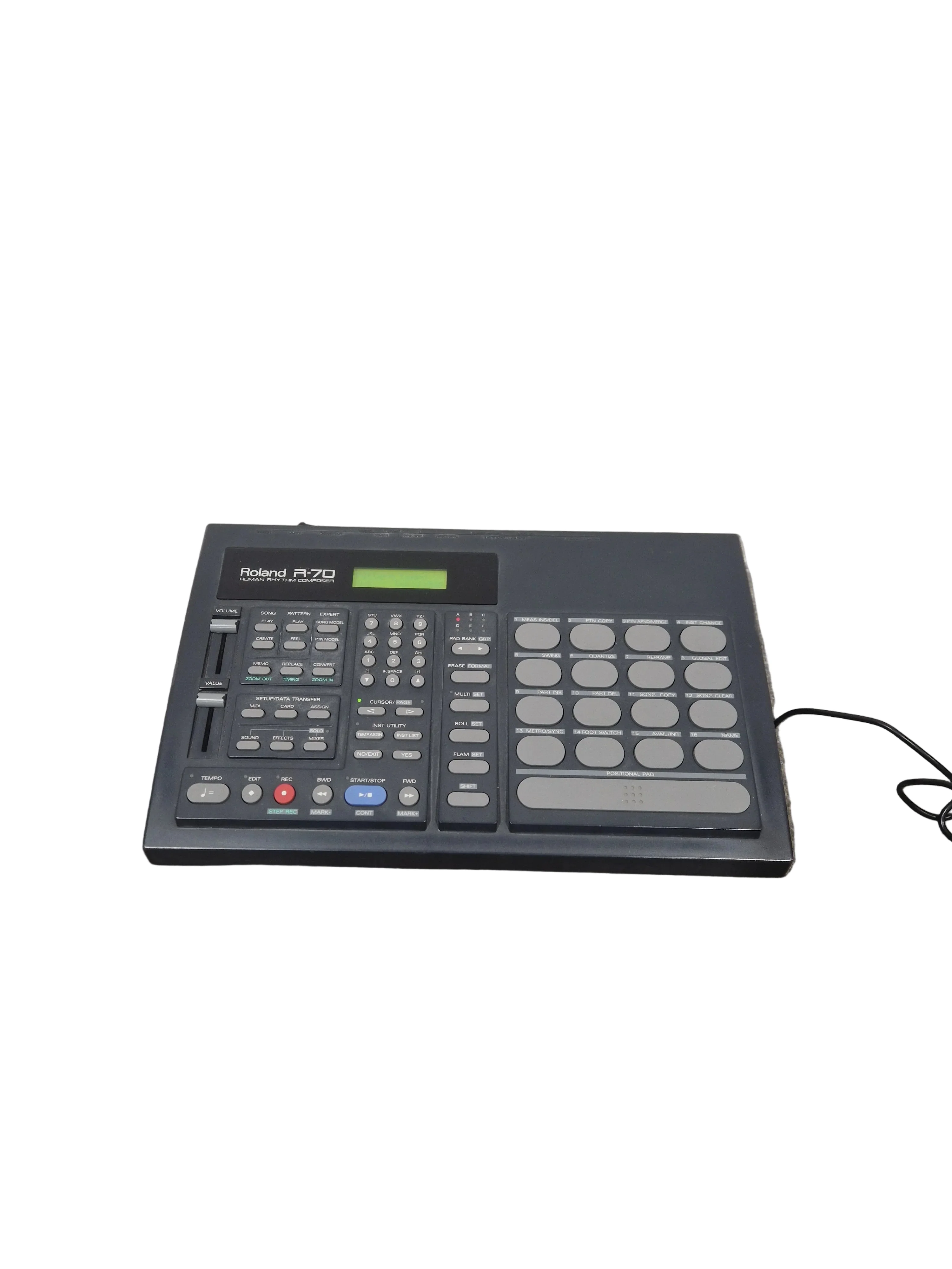 Roland R-70 - Human Rhythm Composer - Black - Excellent w/ Power Supply