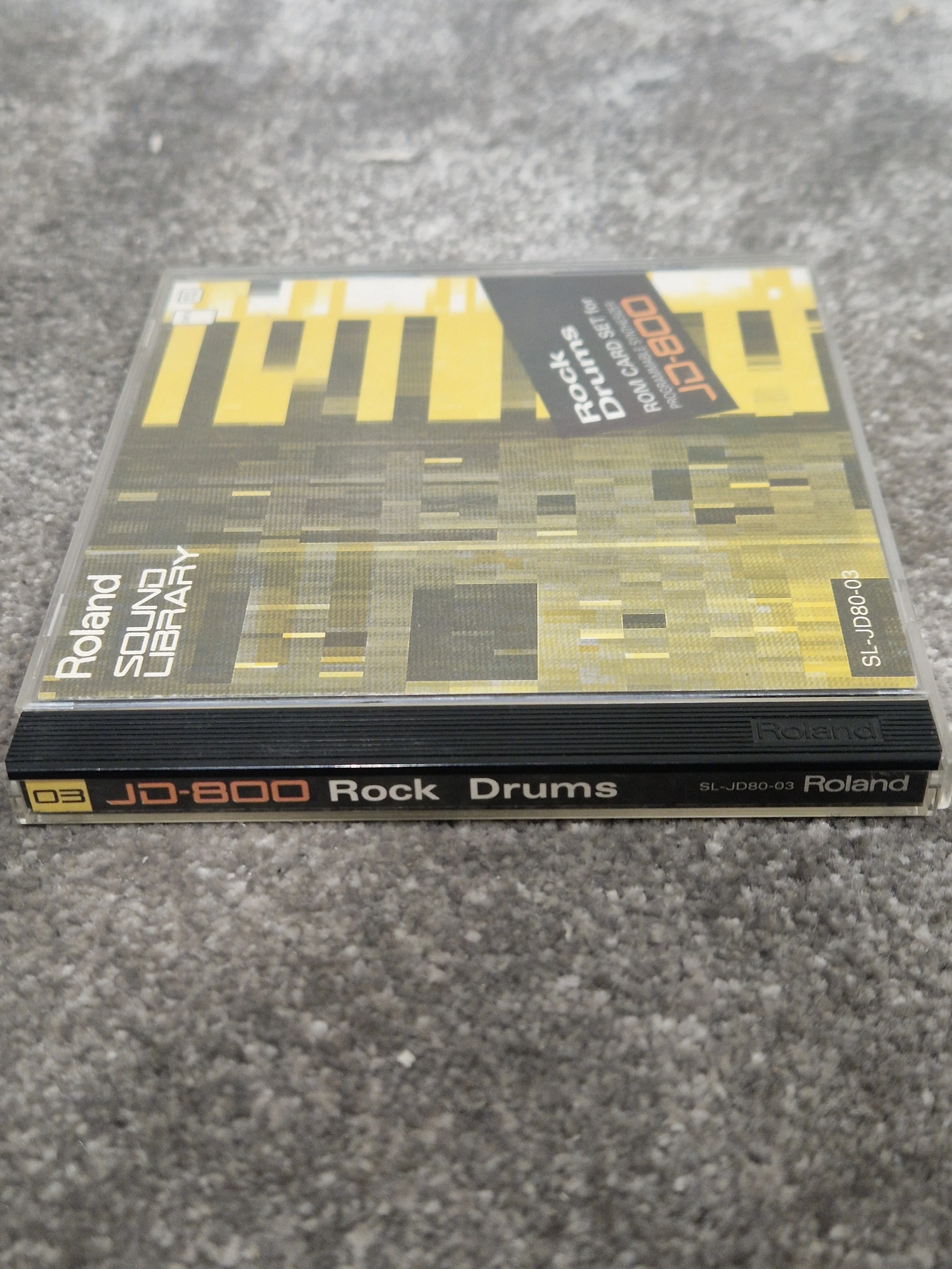Roland rock drums ROM card SL-JD80-03 - Expansive Sound Library, Easy Integration - Excellent w/ Original case - Image 4