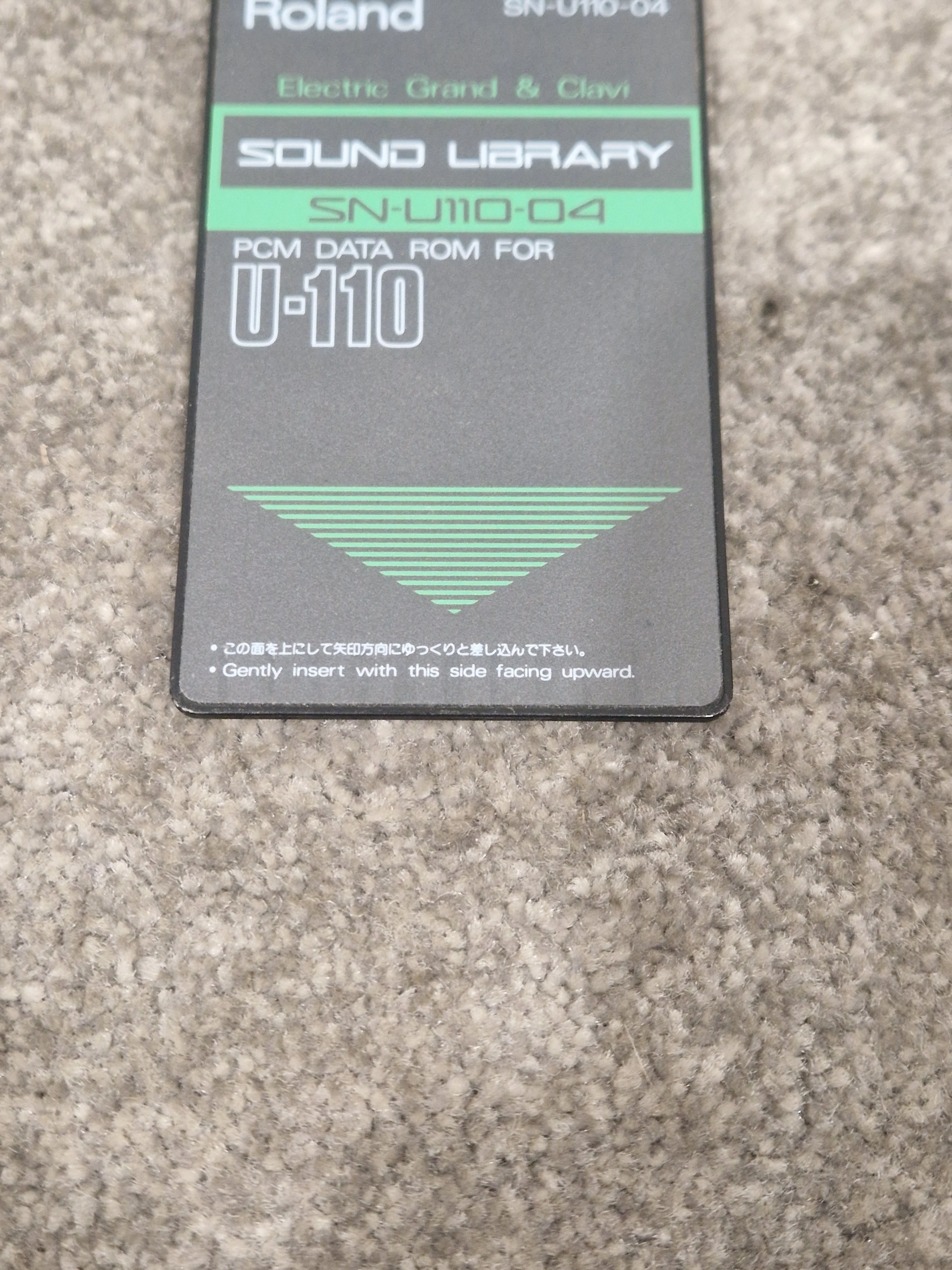 Roland SN-U110-04 Sound Library For Roland U-110 Sound Module - Vintage Collection - Excellent w/ Original Box - Image 2