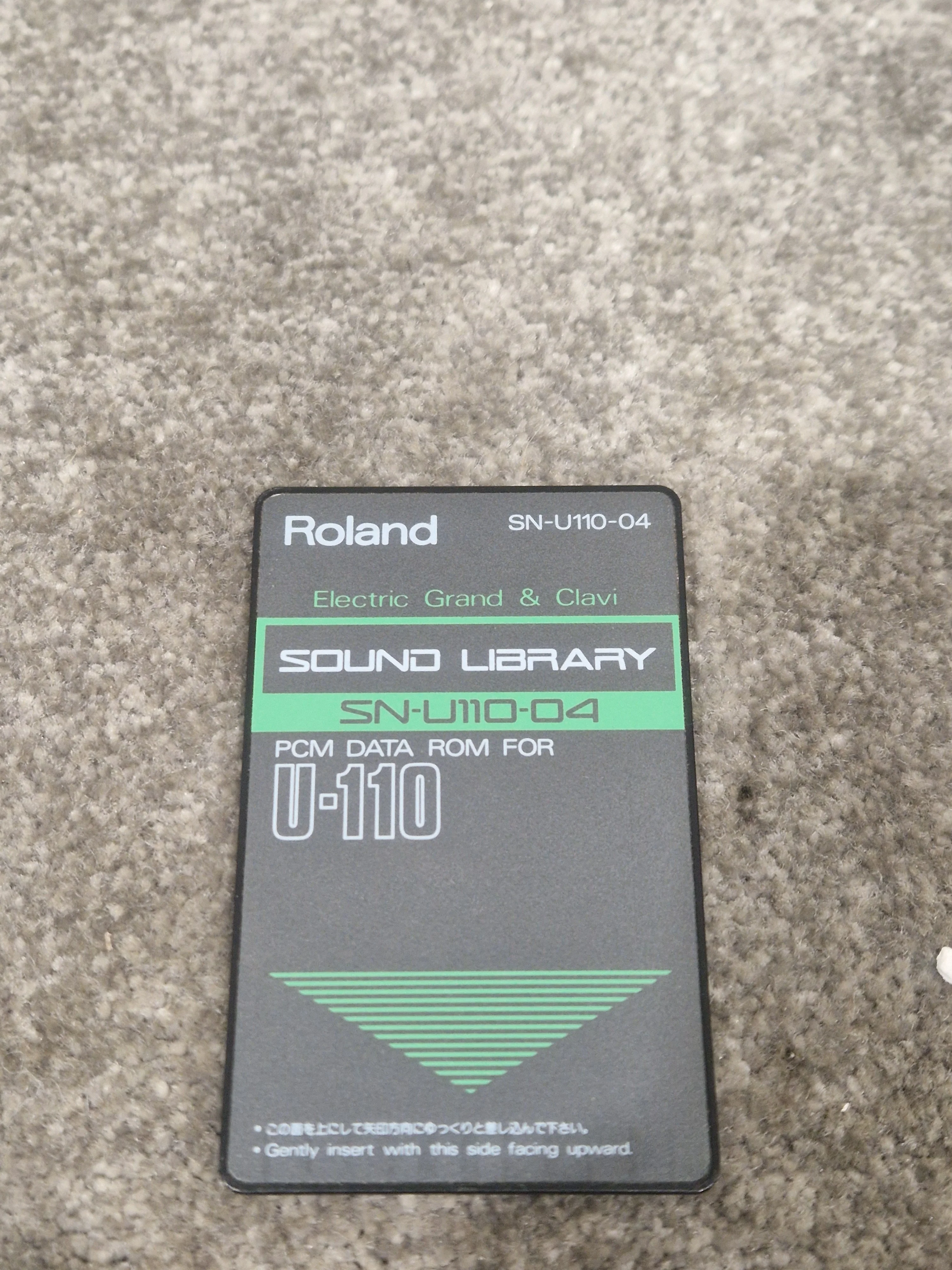 Roland SN-U110-04 Sound Library For Roland U-110 Sound Module - Vintage Collection - Excellent w/ Original Box - Image 9