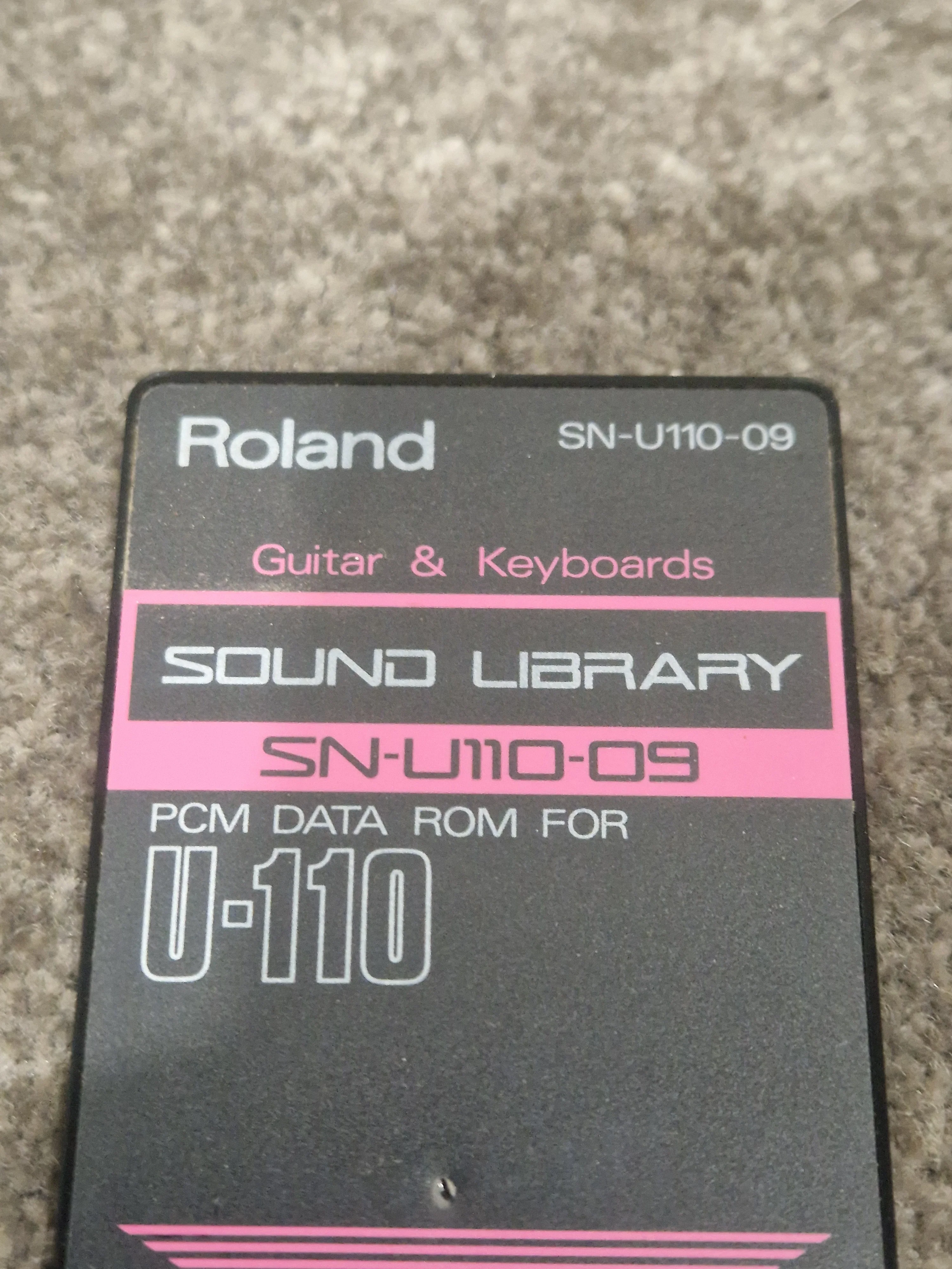 Roland SN-U110-09 Sound Library For Roland U-110 Sound Library - Classic Collection - Excellent w/ Original Box - Image 6