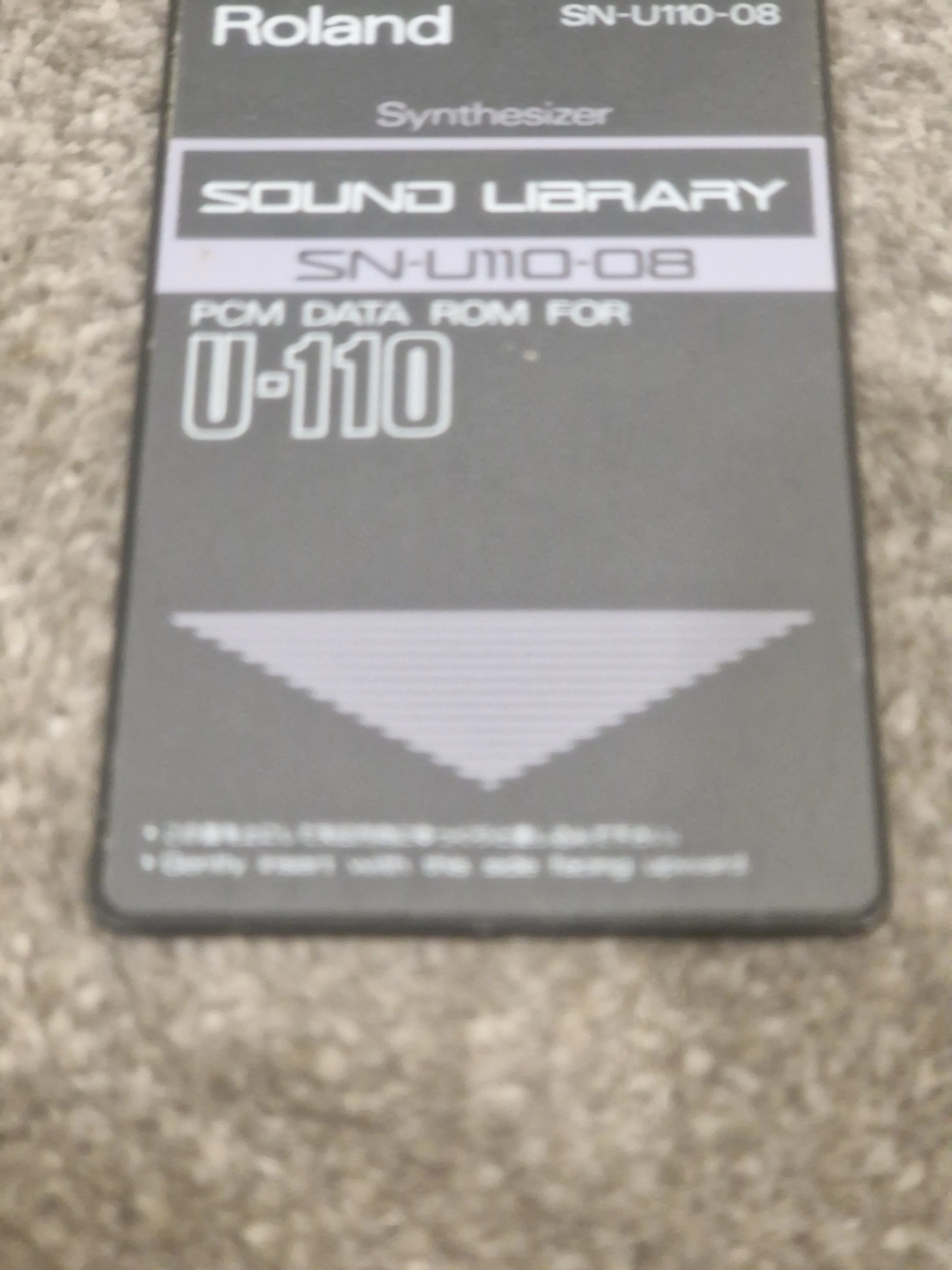Roland SN-U110-09 Sound Library For Roland U-110 Sound Library - Rare Collection - Excellent - Image 4