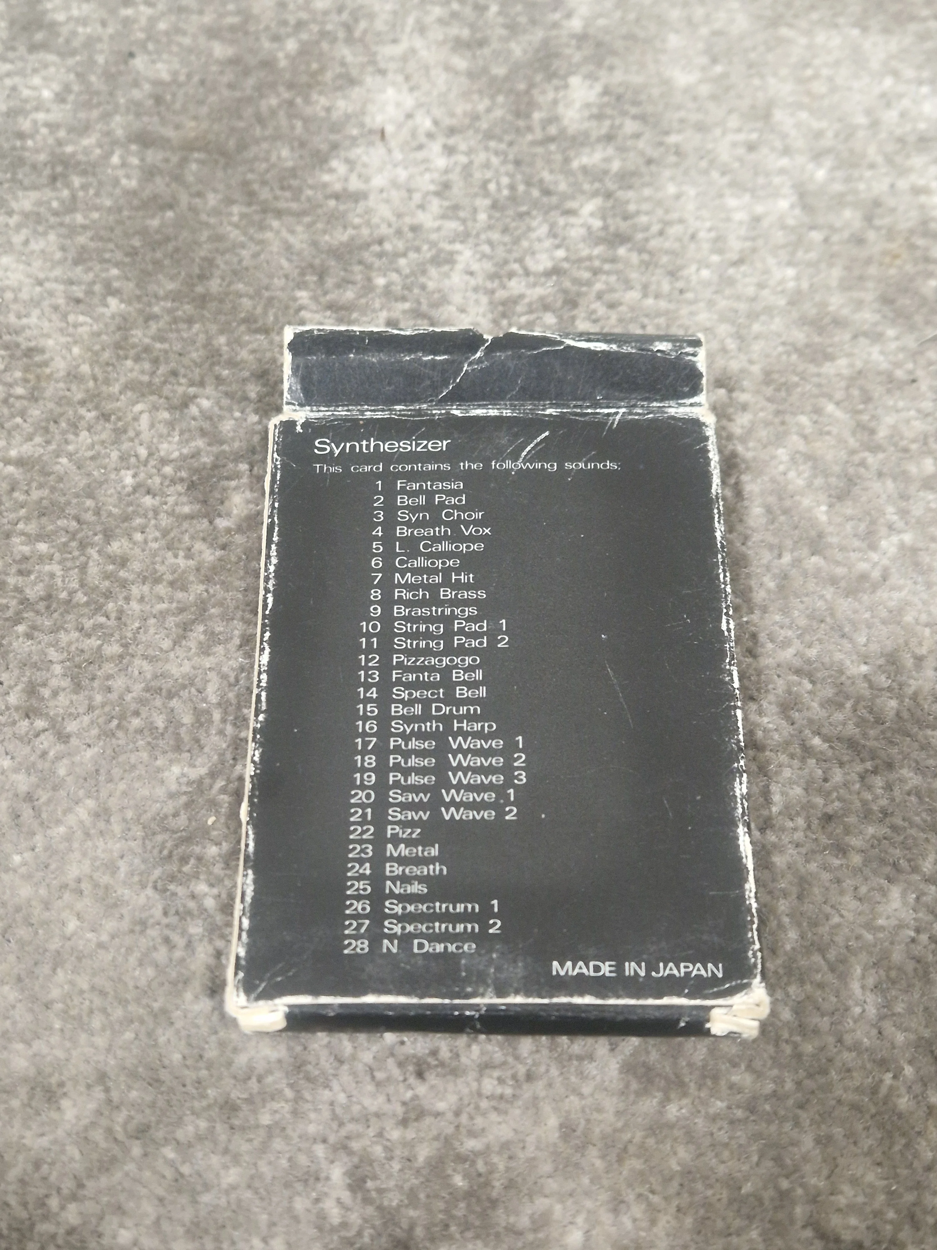 Roland SN-U110-09 Sound Library For Roland U-110 Sound Library - Rare Collection - Excellent - Image 9