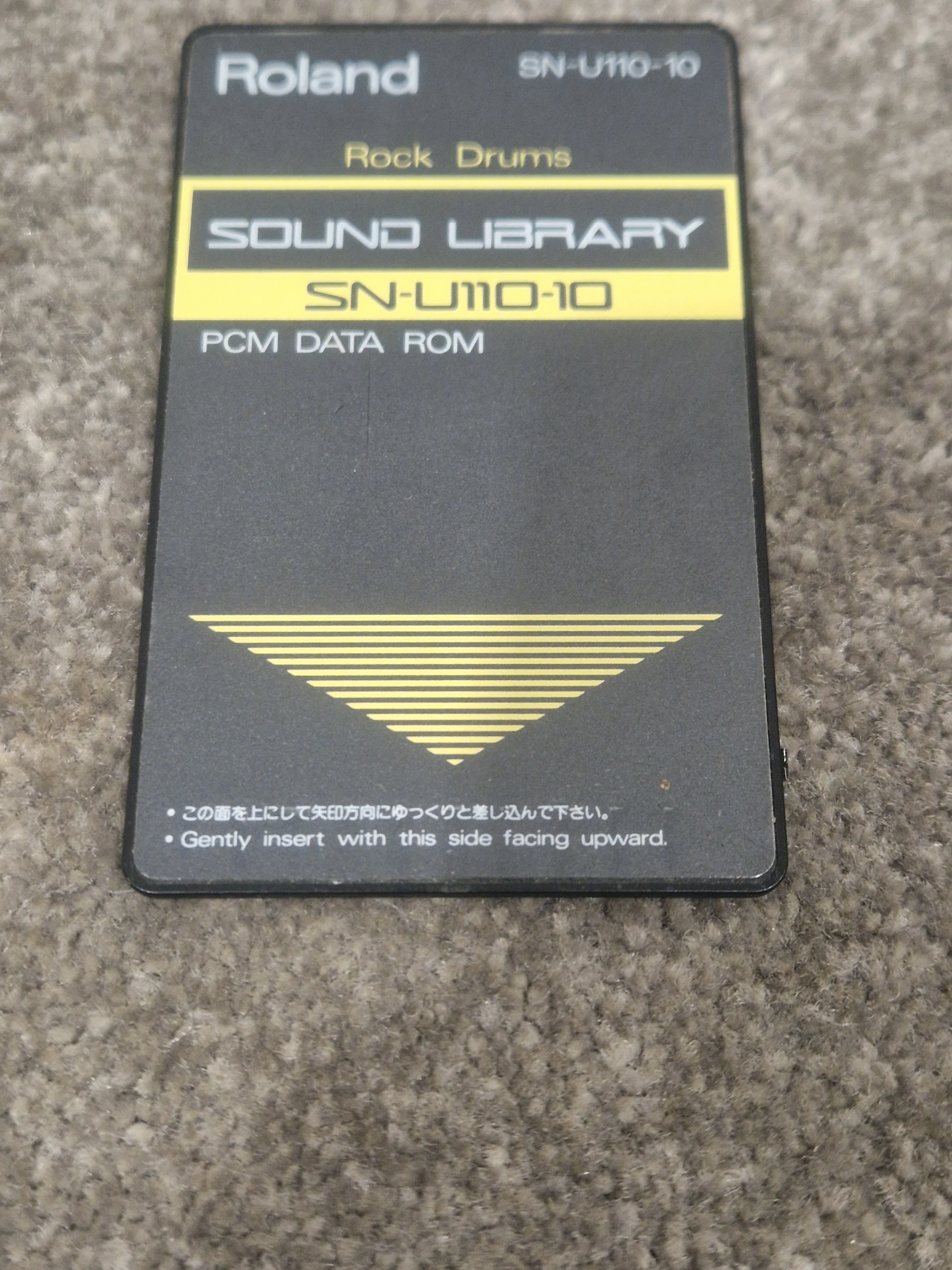 Roland SN-U110-10 Sound Library For Roland U-110 Expansion Card - Excellent - Image 3