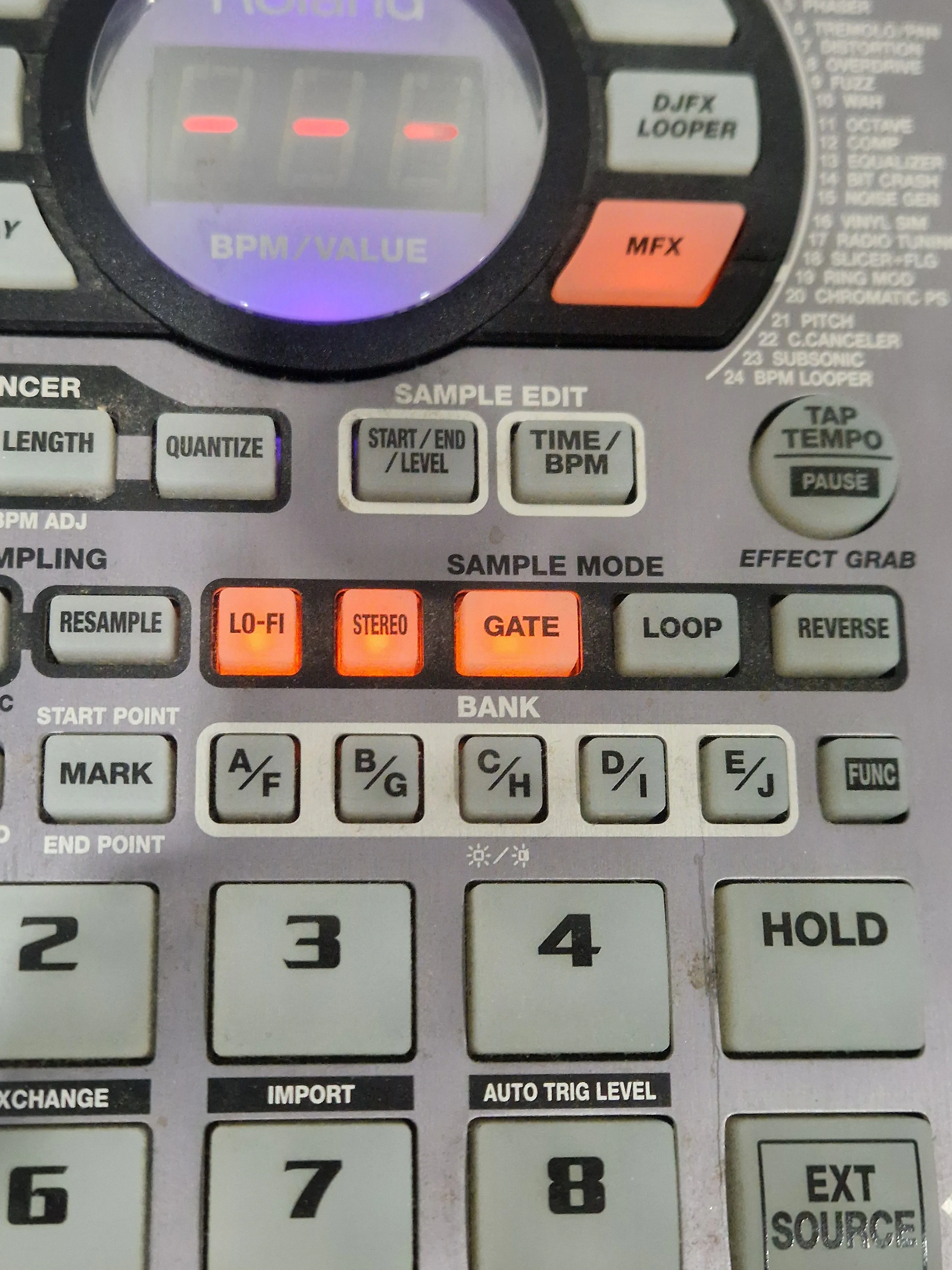 Roland SP-404SX - Linear Wave Sampler - Excellent w/ Power Supply & Manuals - Image 7