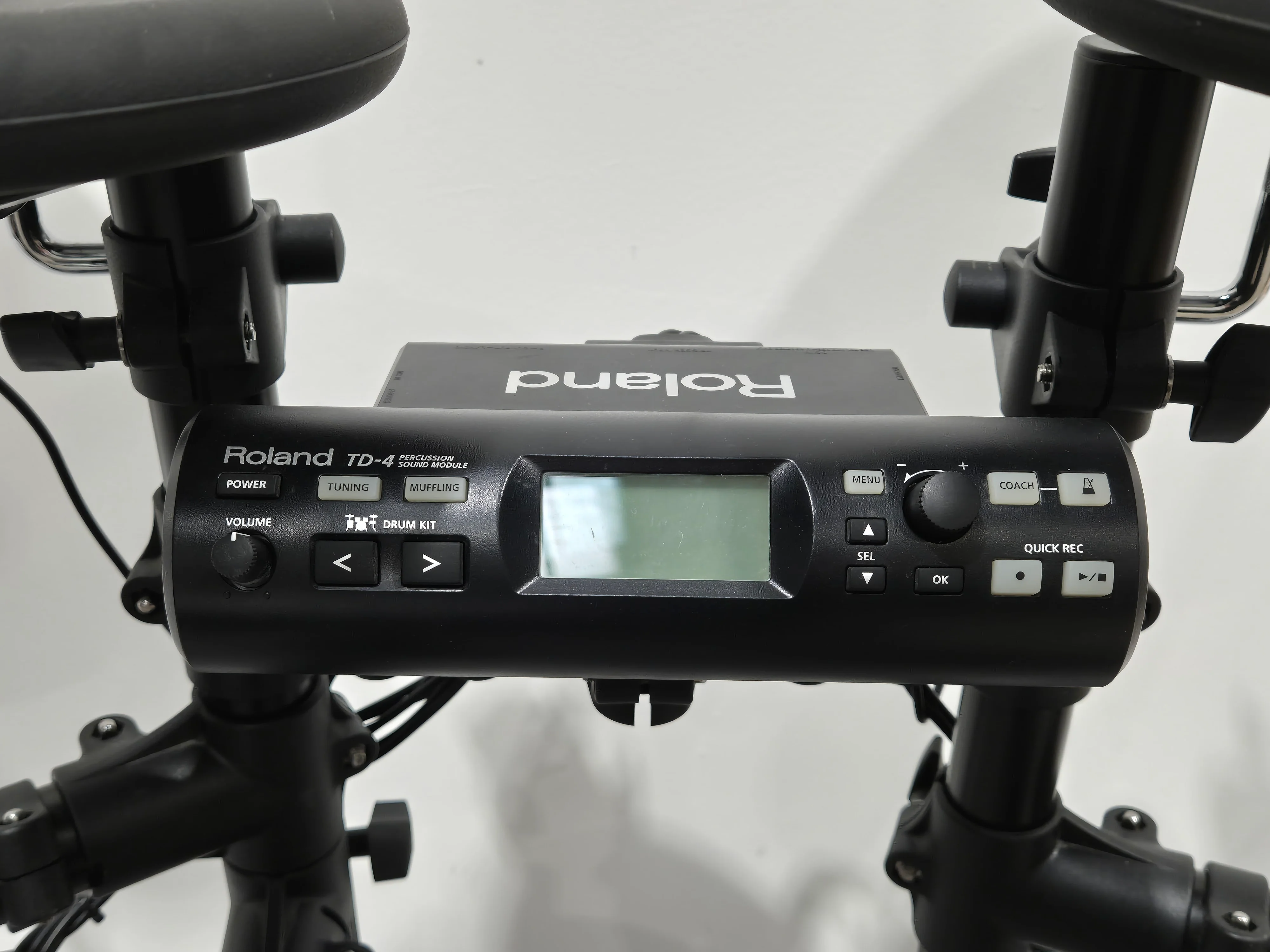 Roland Electric Drum Kit - TD-4 Sound Module/PDX-8 Mesh Head, PD8 Pads x3, CY5 Cymbal Pad, CY8 Cymbals x2,FD8 Foot Controller, KD8 Trigger Pad, MDS-4 Drum Stand - Image 4