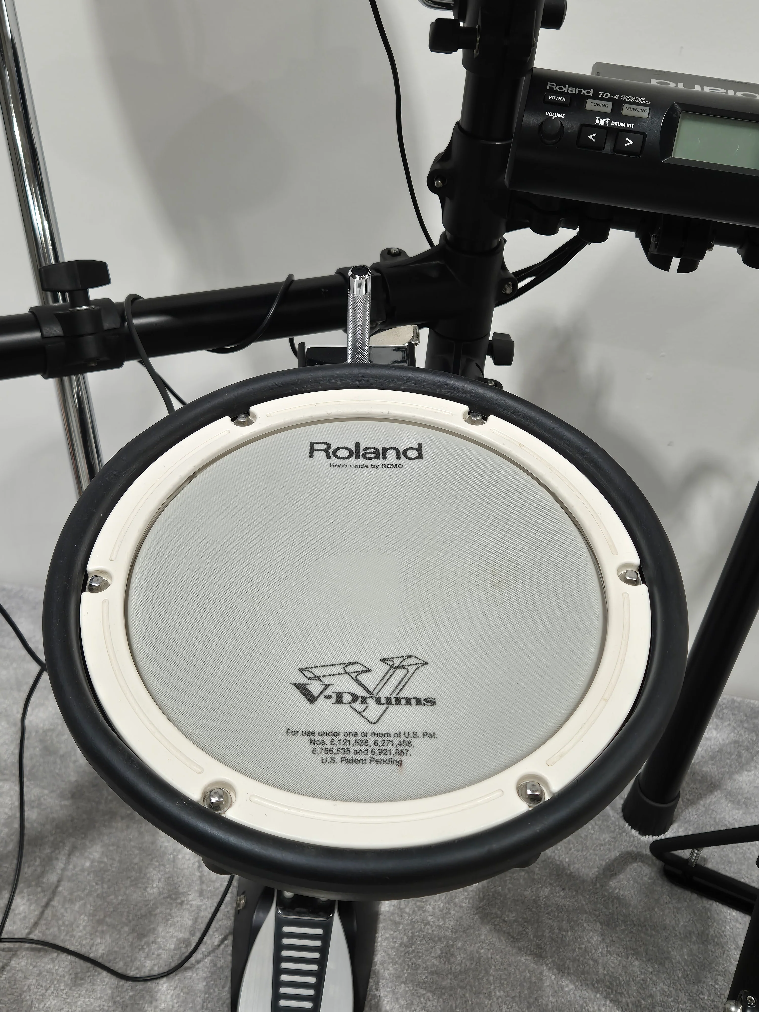 Roland Electric Drum Kit - TD-4 Sound Module/PDX-8 Mesh Head, PD8 Pads x3, CY5 Cymbal Pad, CY8 Cymbals x2,FD8 Foot Controller, KD8 Trigger Pad, MDS-4 Drum Stand - Image 7