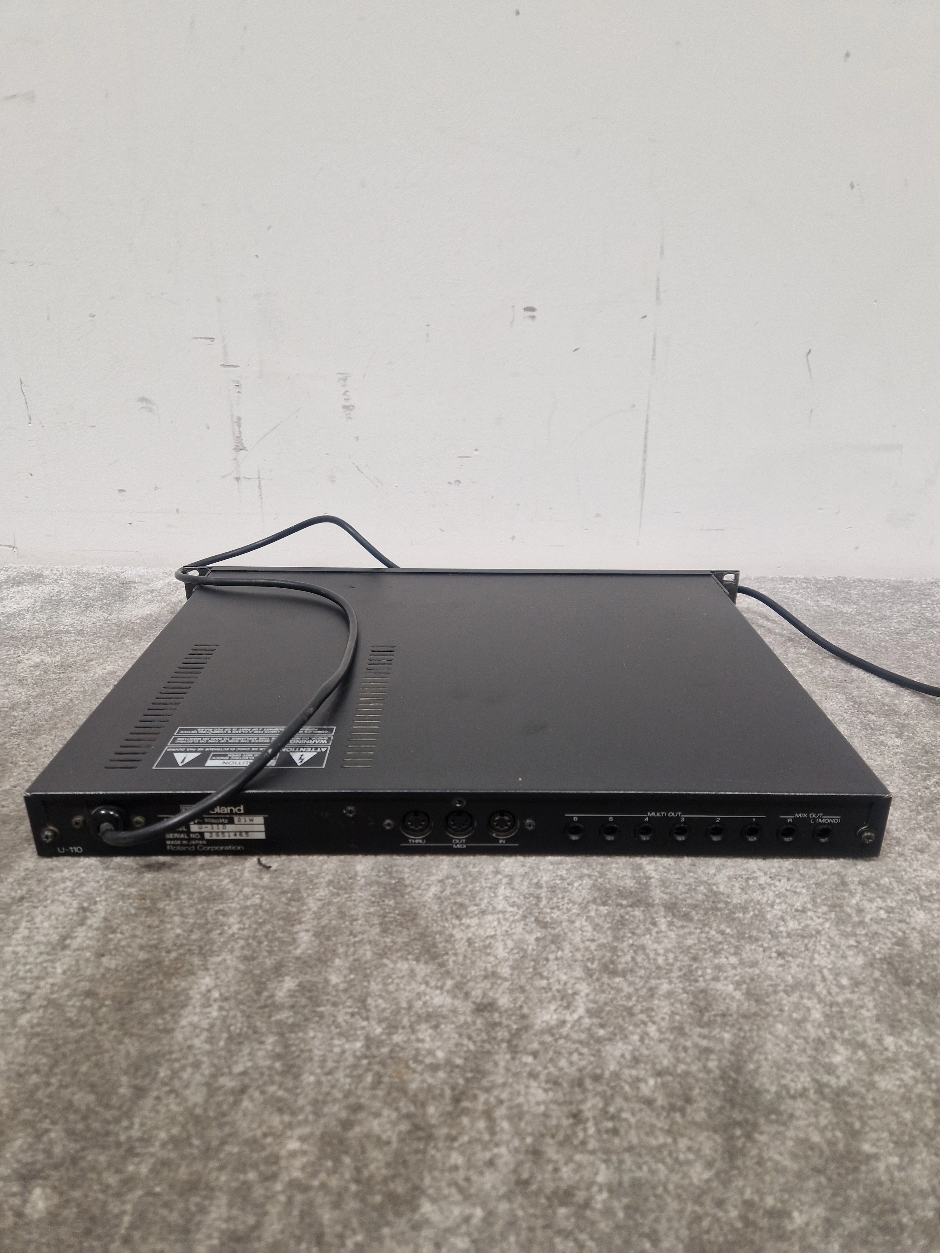 Roland U-110 MIDI PCM Sound Module - Rackmount Module - Very Good w/ Power Supply - Image 7