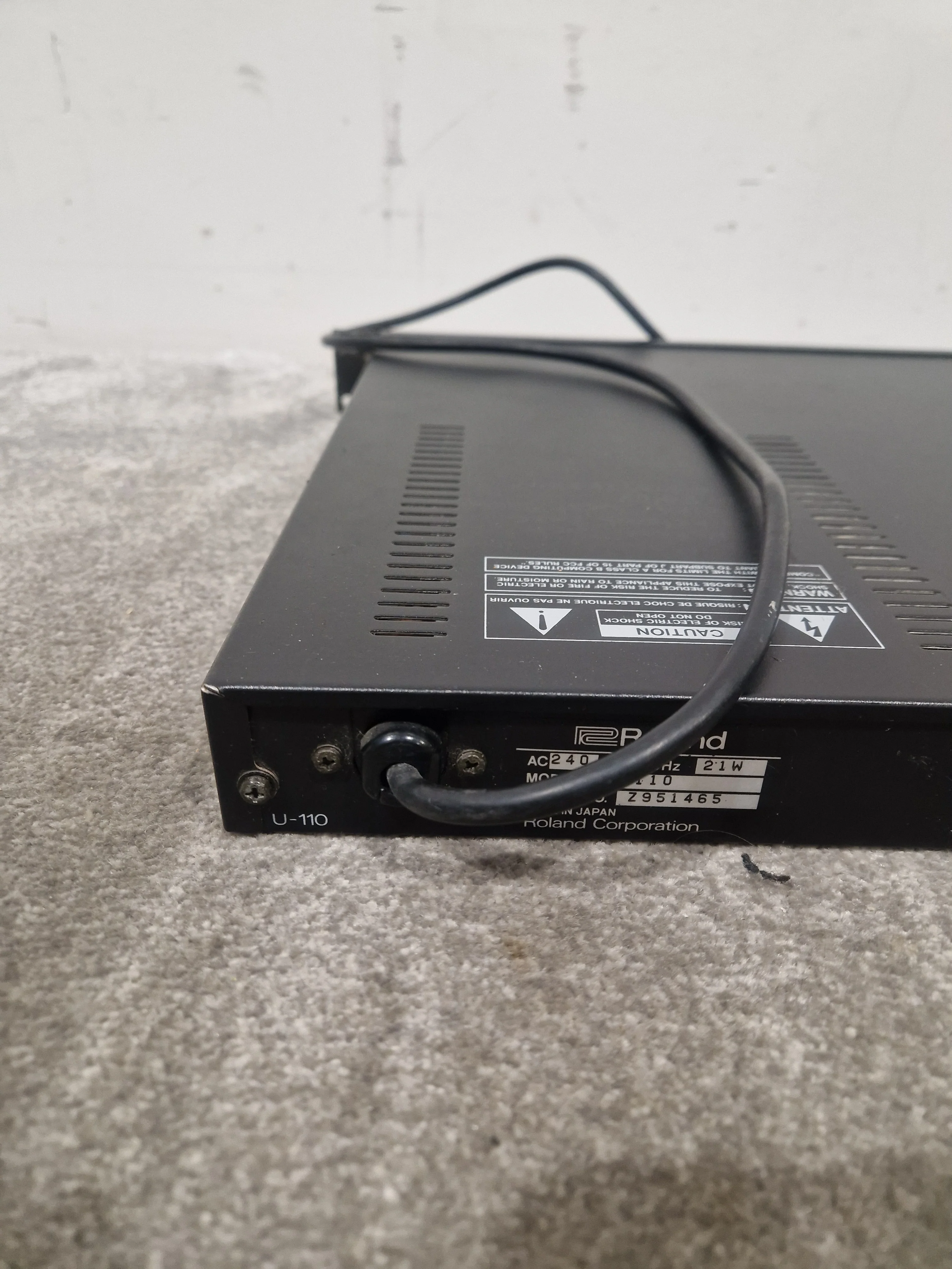 Roland U-110 MIDI PCM Sound Module - Rackmount Module - Very Good w/ Power Supply - Image 9