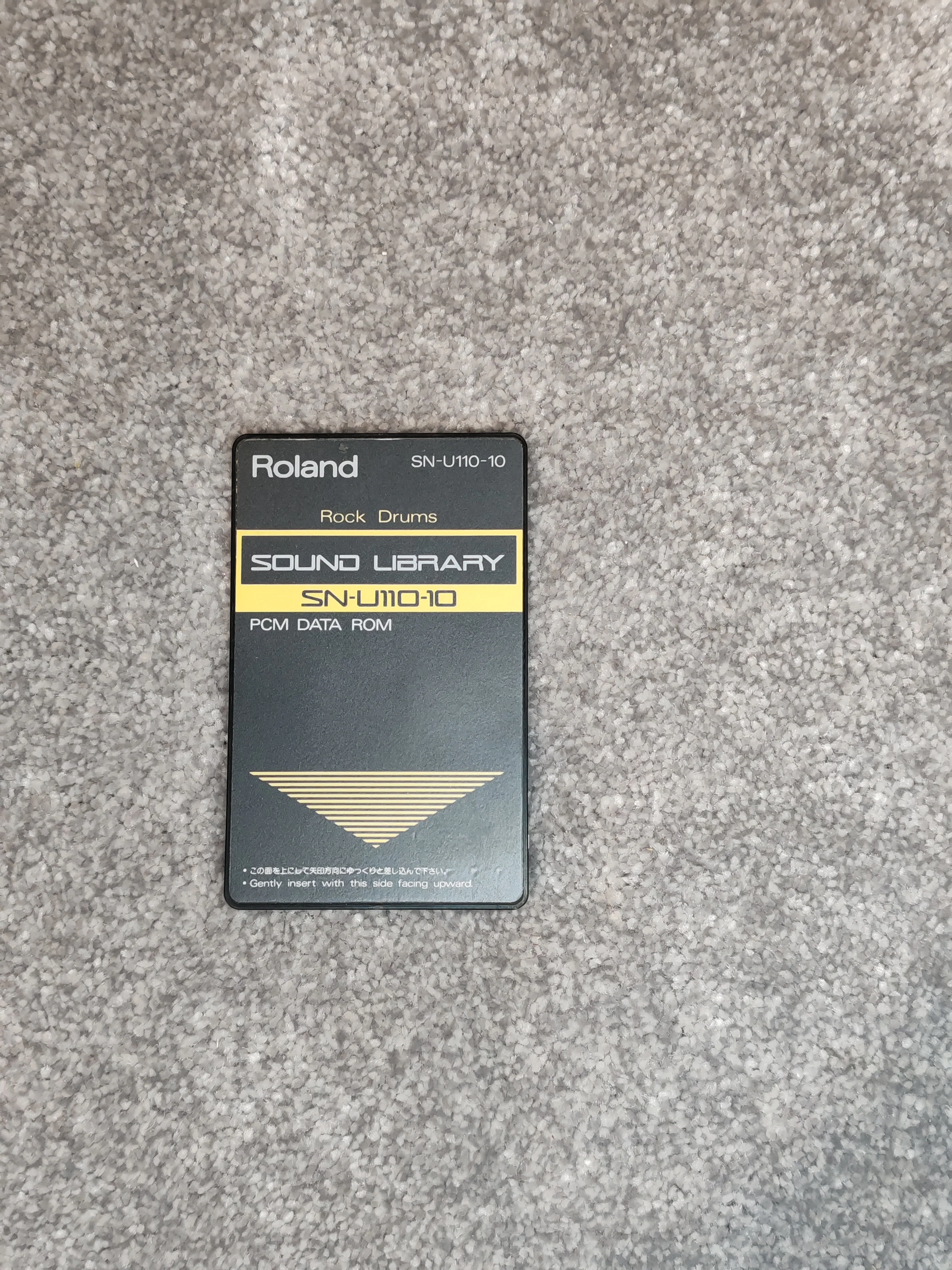 Roland U-110 Sound Library Card - SN-U110-10 - Rock Drums - Image 4