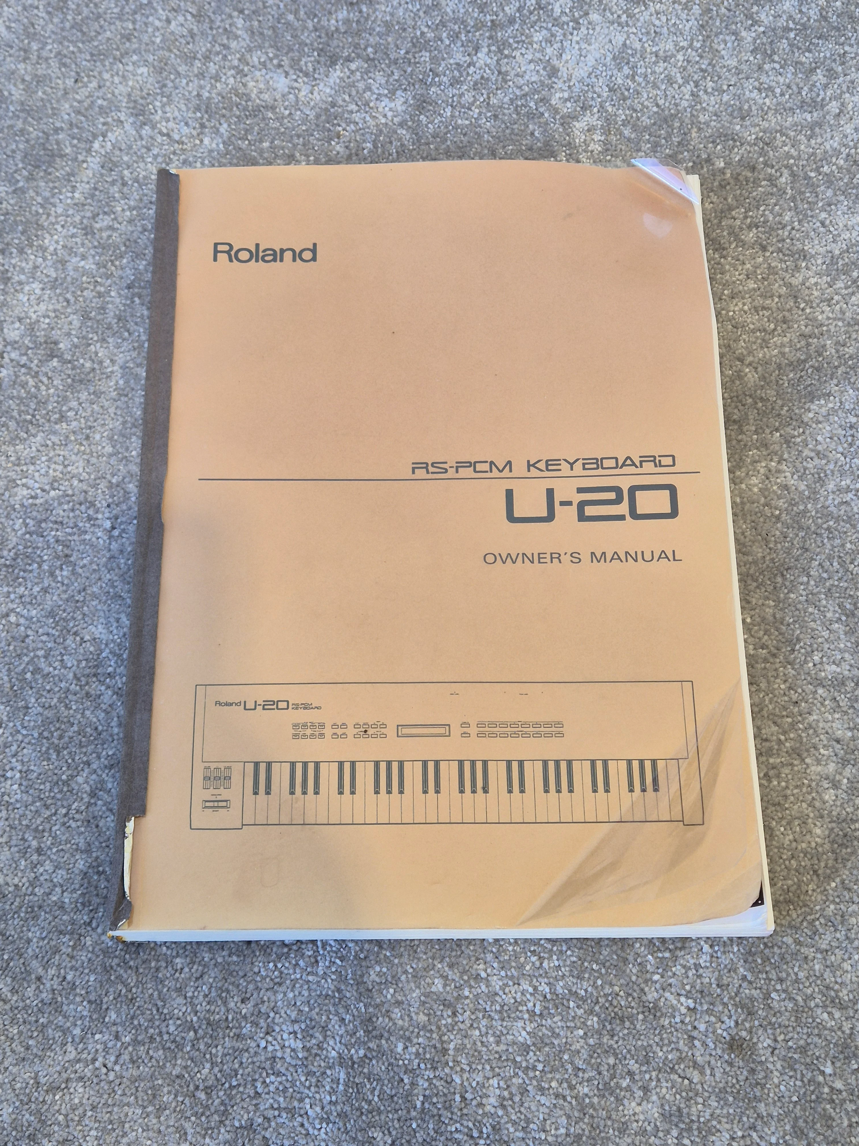 Roland U-20 - PCM-Sample Synthesizer w/ Original Box (Spares or Repairs) - Image 15
