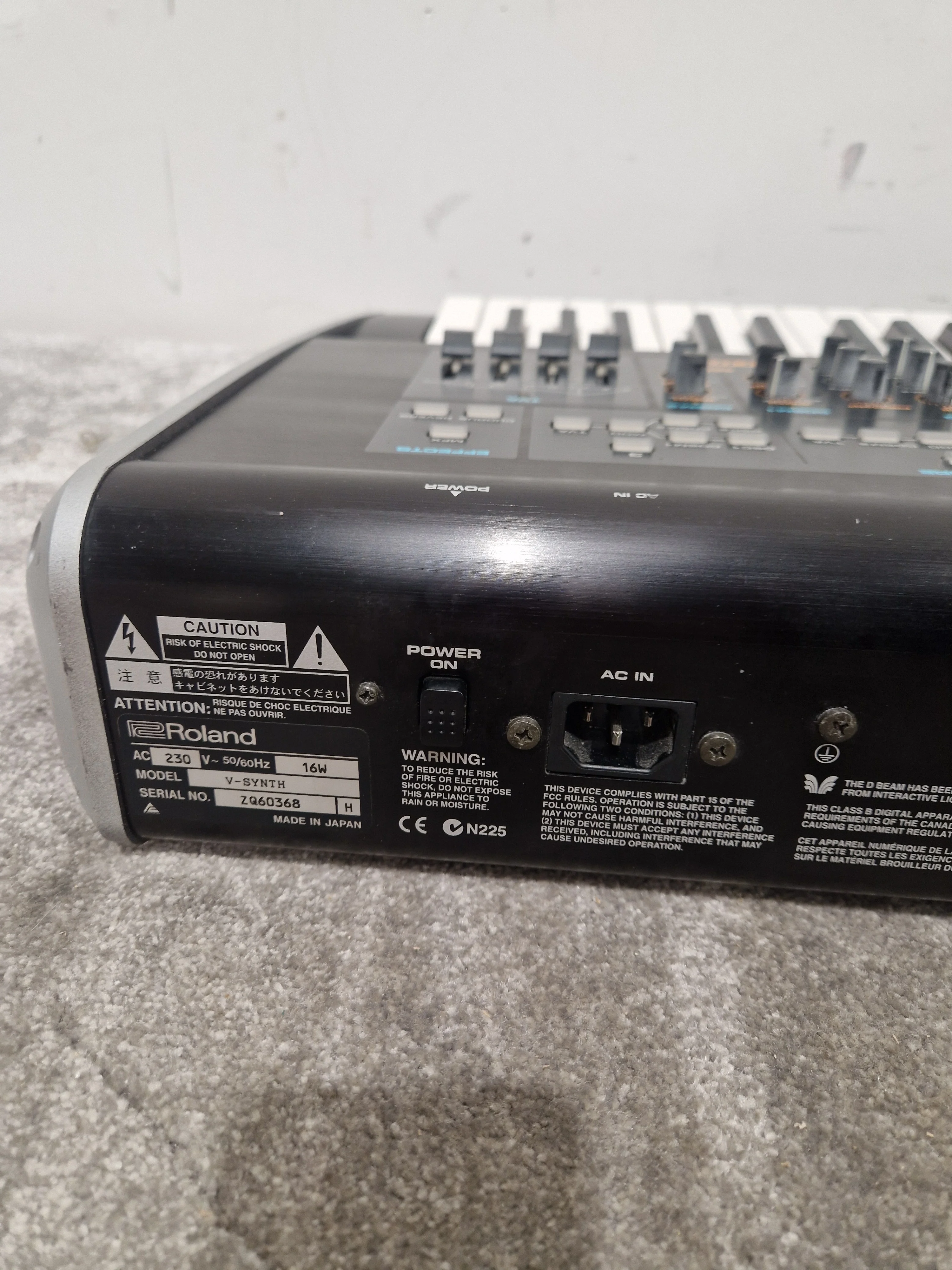 Roland V-Synth - Synthesizer - Black - Good w/ Power Cable - Image 6