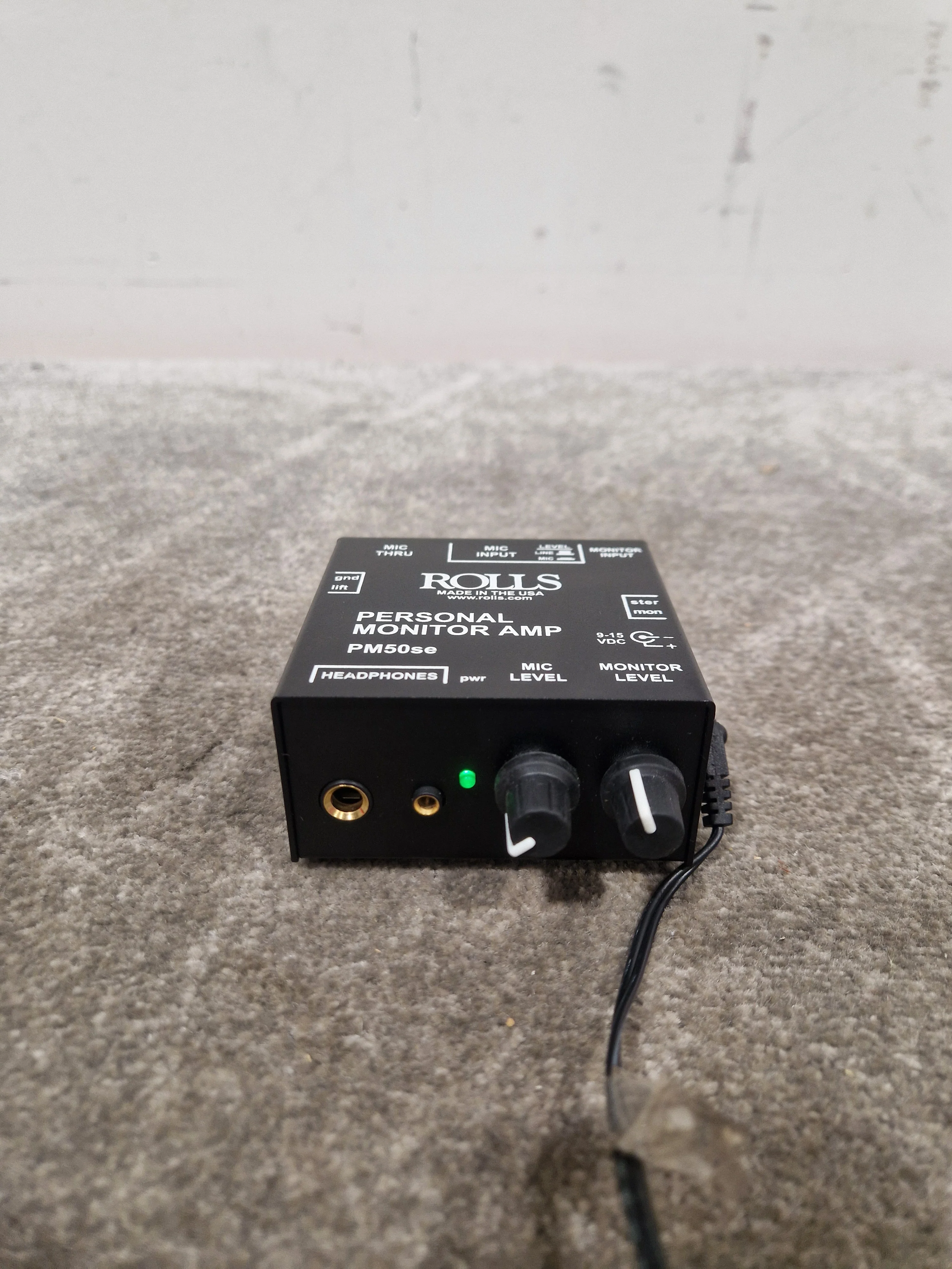 Rolls PM50se - Personal Monitor Amp - Black - Excellent - Image 11