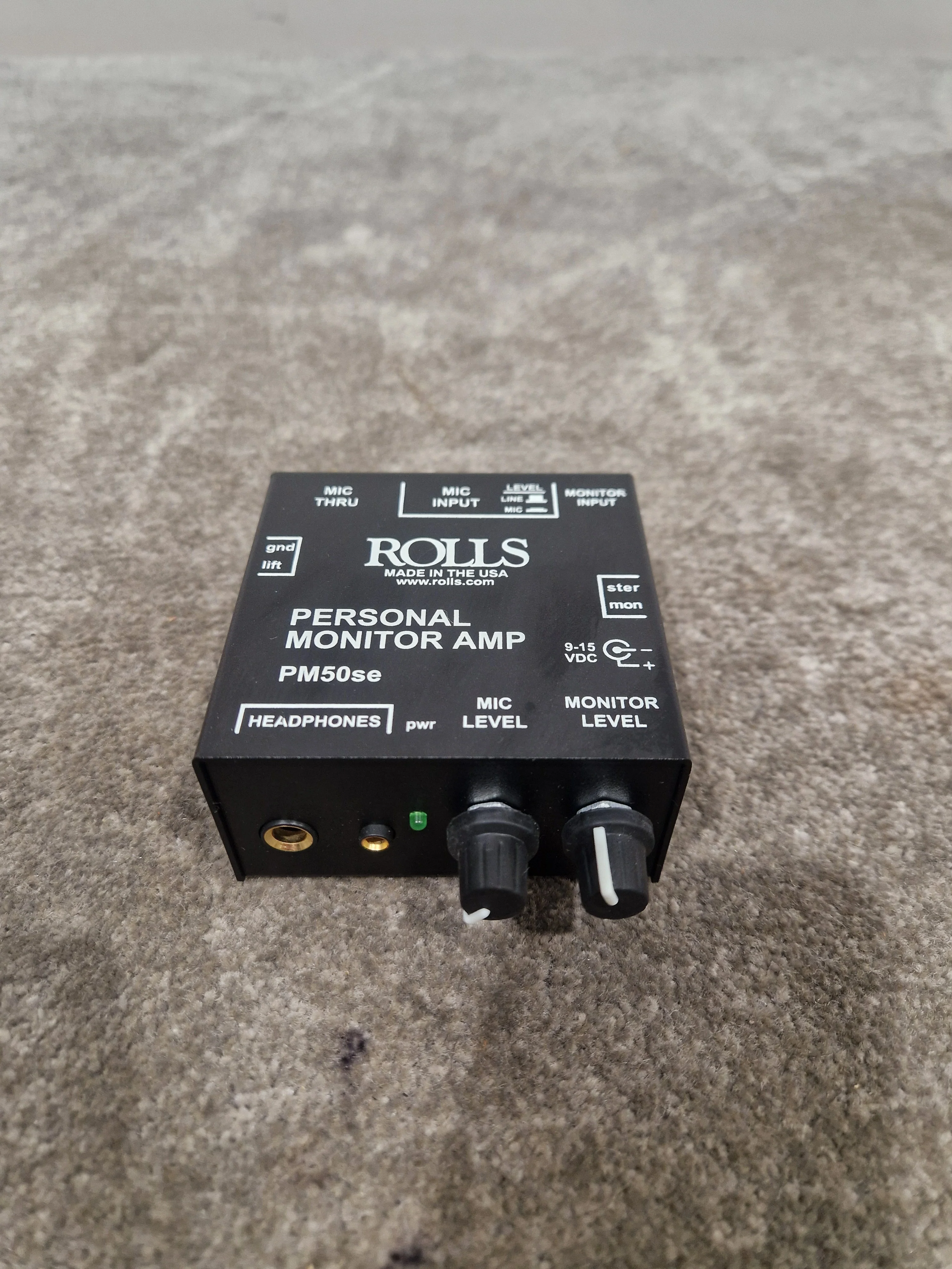 Rolls PM50se - Personal Monitor Amp - Black - Excellent - Image 3