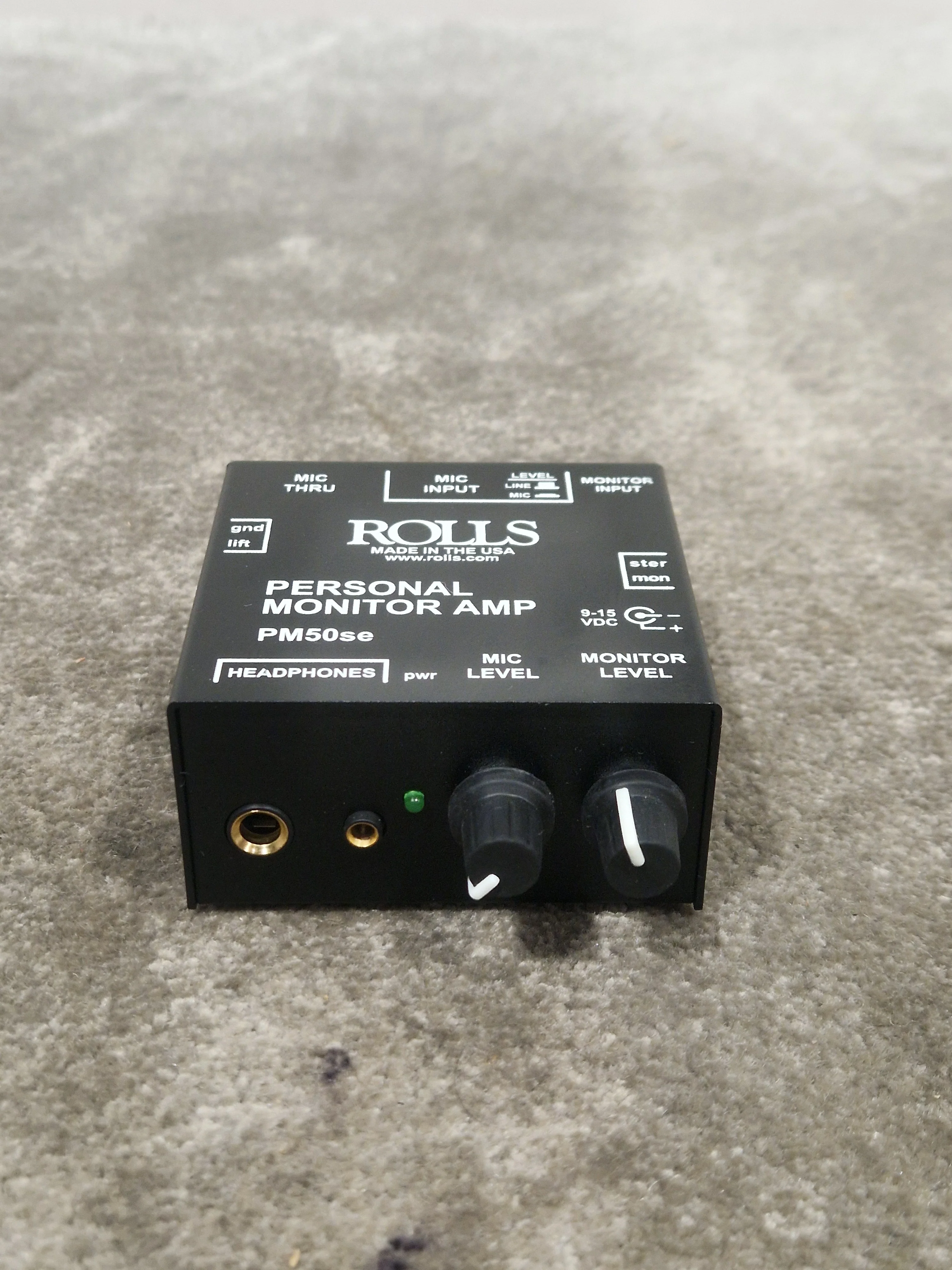 Rolls PM50se - Personal Monitor Amp - Black - Excellent - Image 4