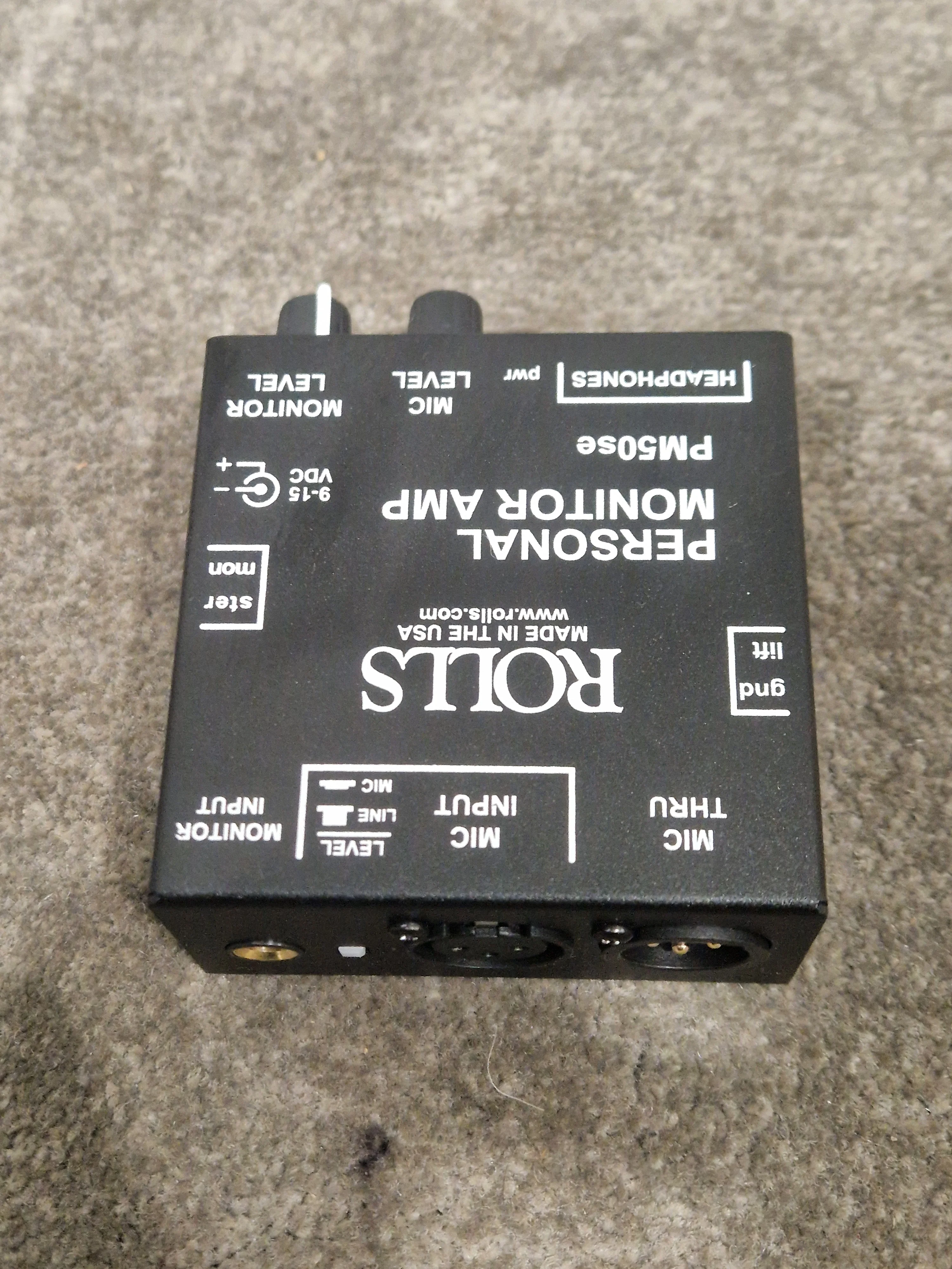 Rolls PM50se - Personal Monitor Amp - Black - Excellent - Image 9