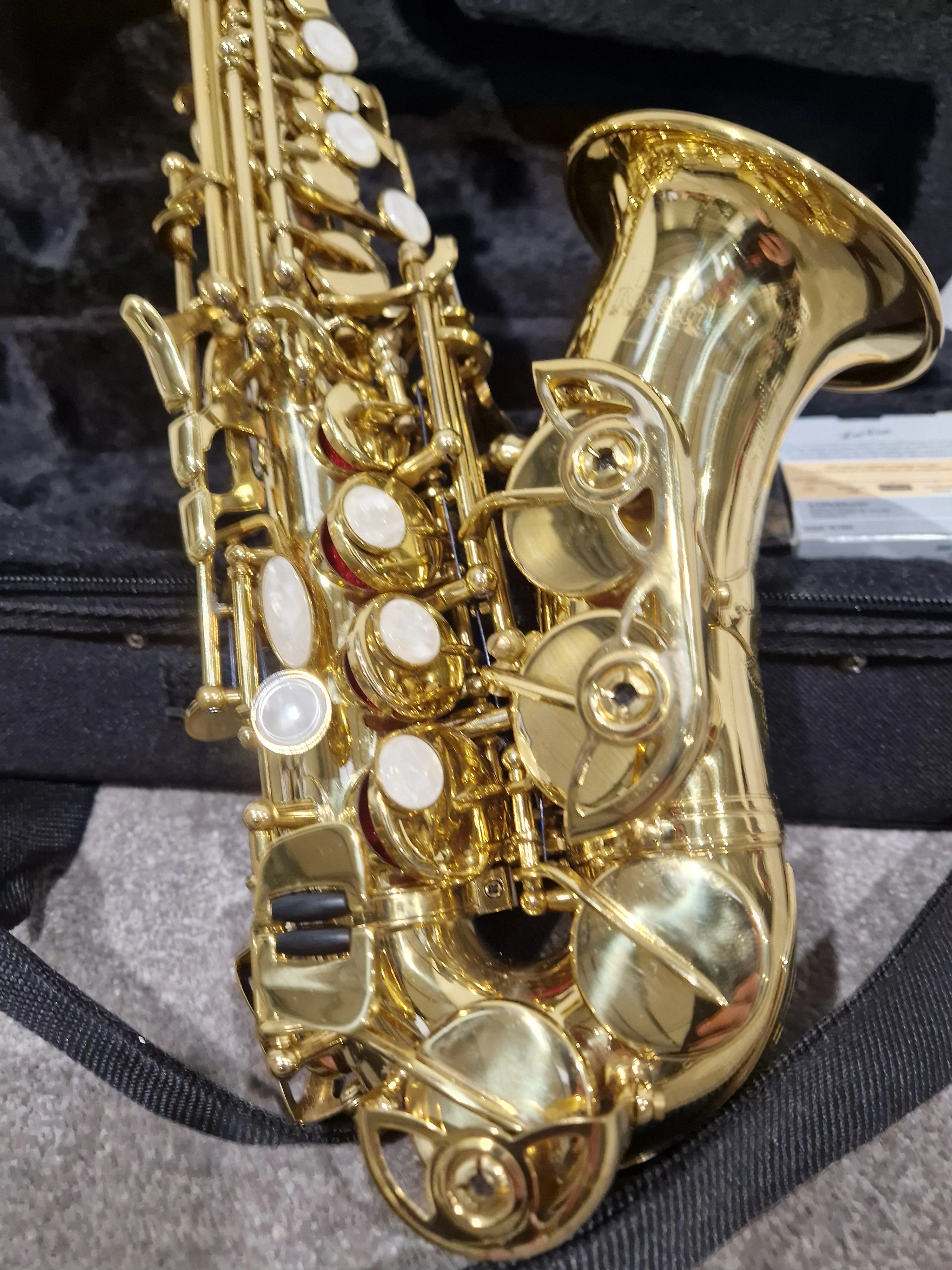 Rosetti Series 7 Curved Soprano Saxophone 89CSP7L - Smooth Tone Performance - Excellent w/ Hard Case & Accessories For saxophone - Image 15