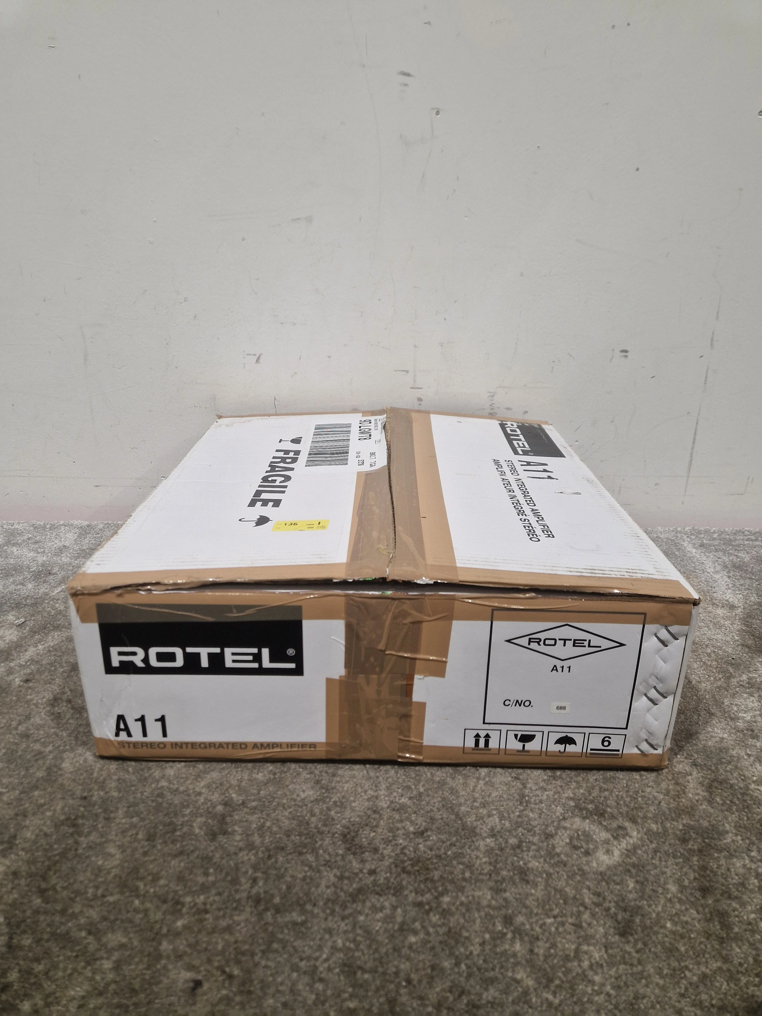 Rotel A11 - Stereo Integrated Amplifier - Silver - Excellent w/ Original Box - Image 17