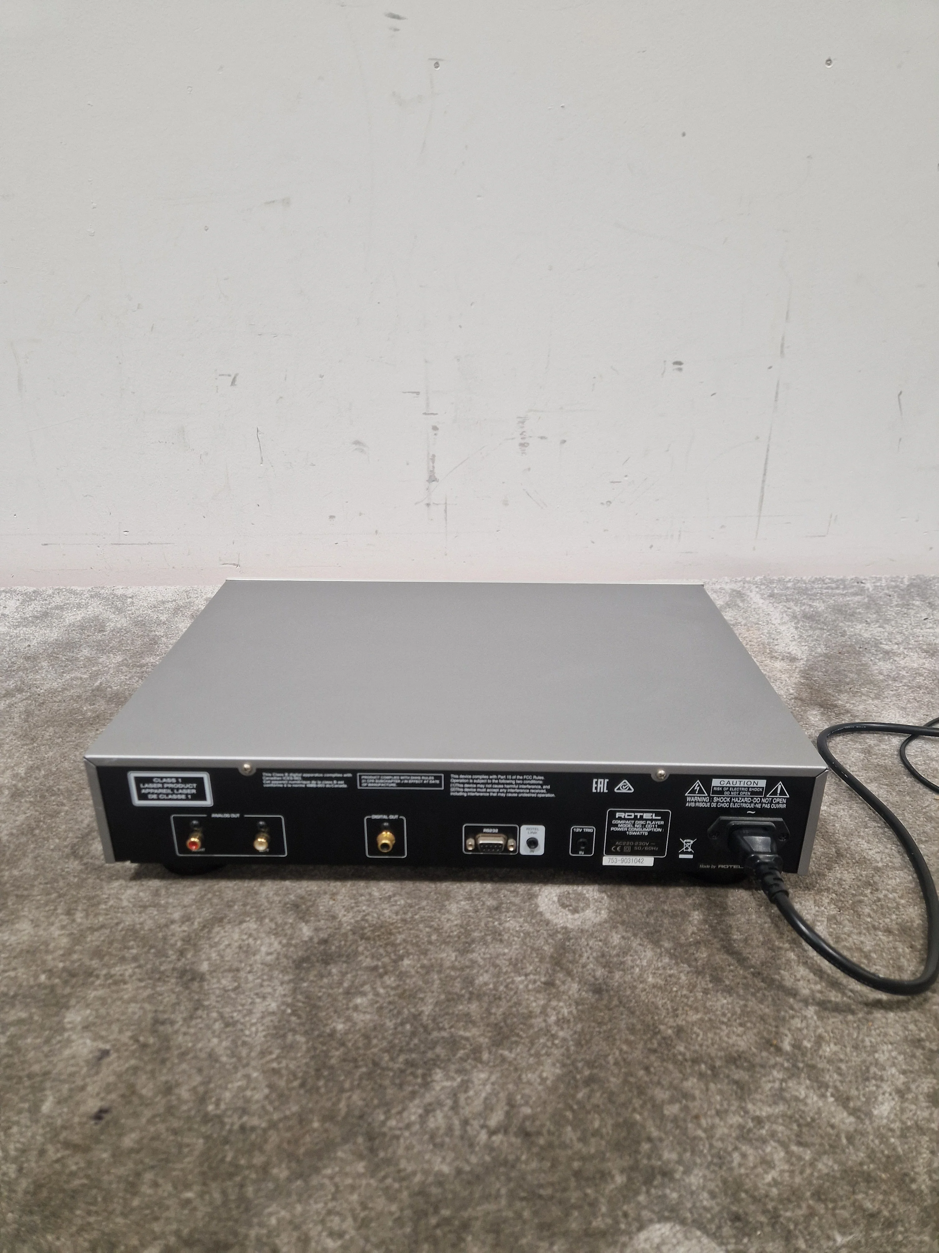 Rotel CD11 - Stereo Compact Disc Player - Silver - Good w/ Original Box - Image 17
